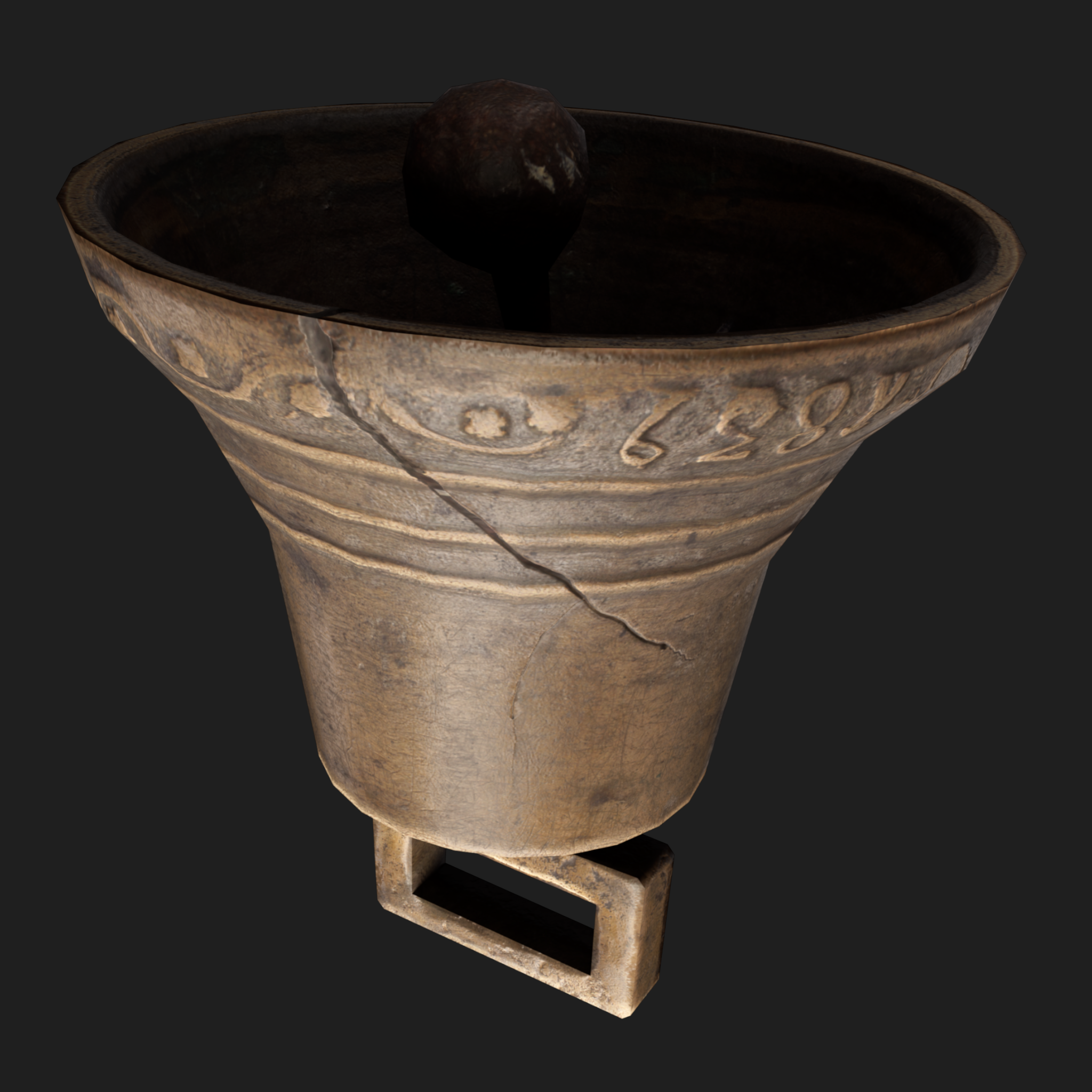 3D Bell Cracked