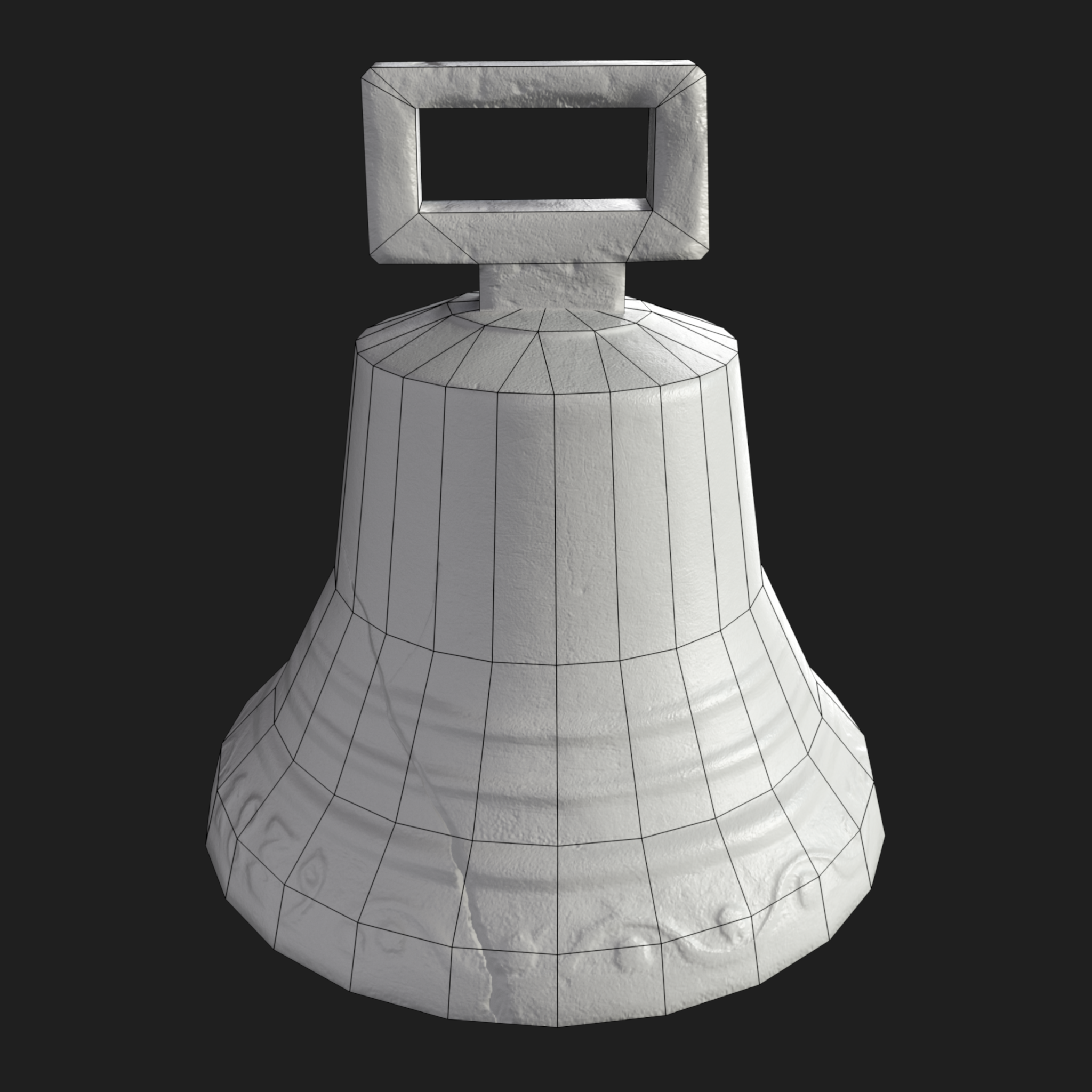 3D Bell Cracked