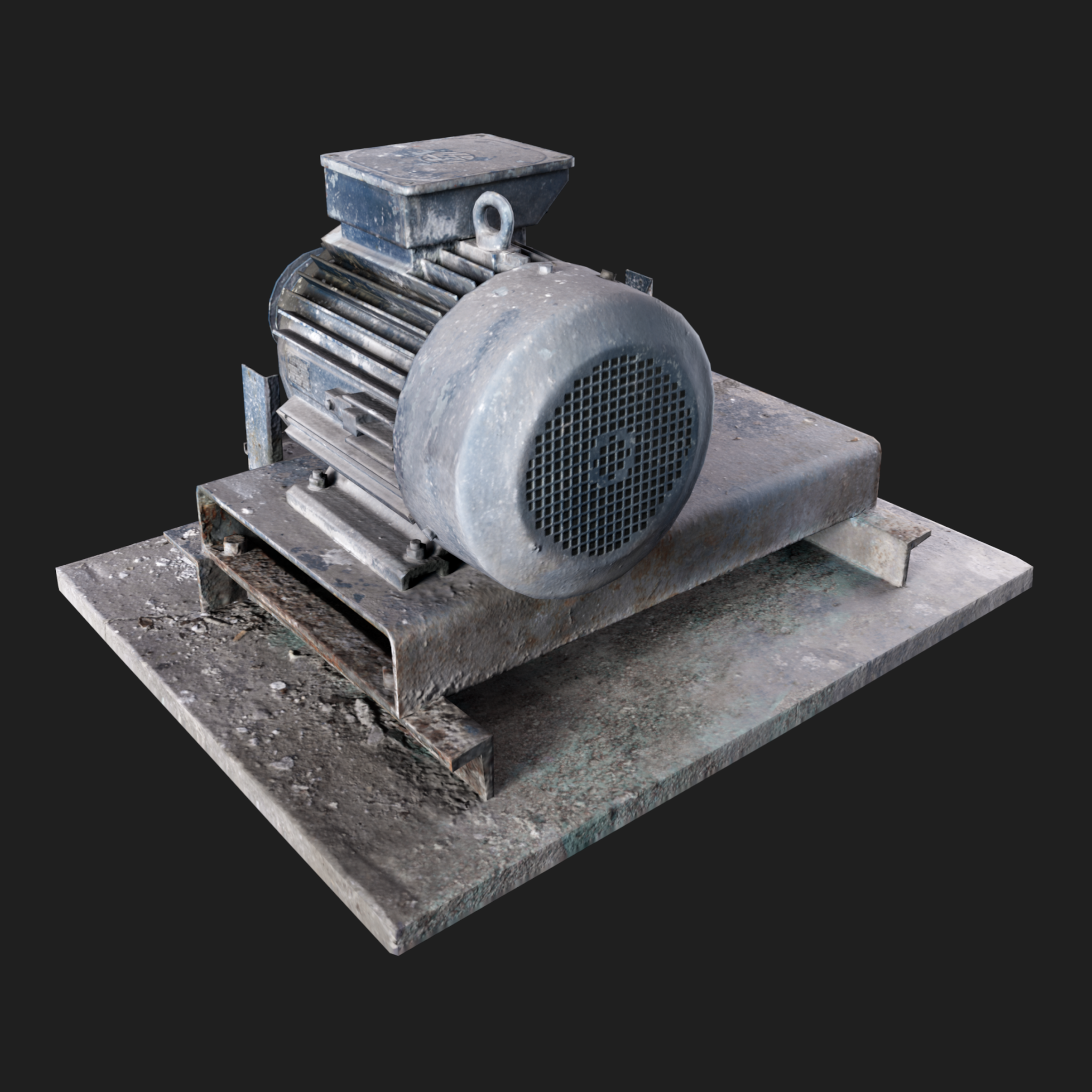 3D Motor Blue Dirty