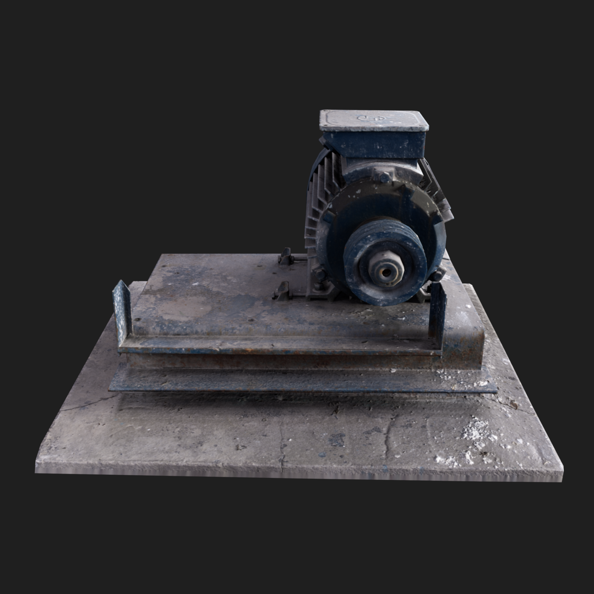 3D Motor Blue Dirty