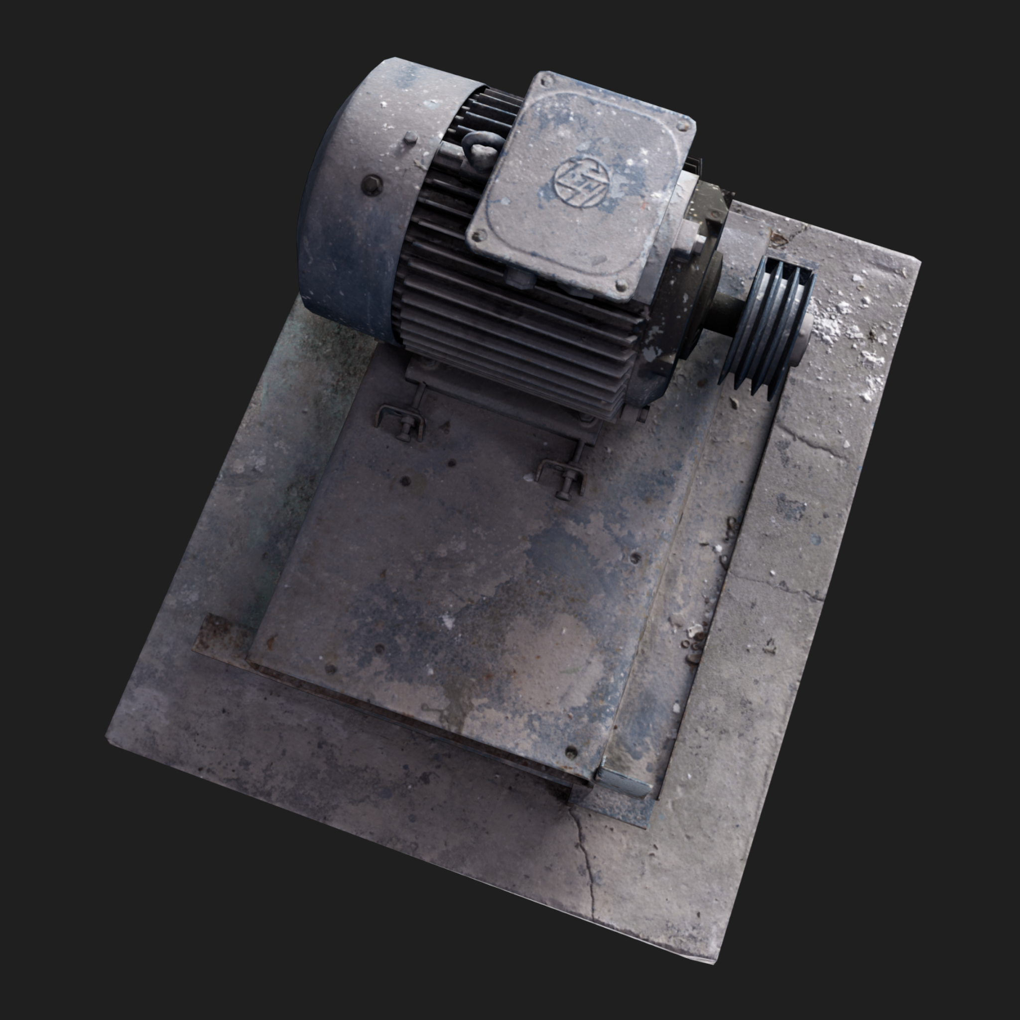 3D Motor Blue Dirty