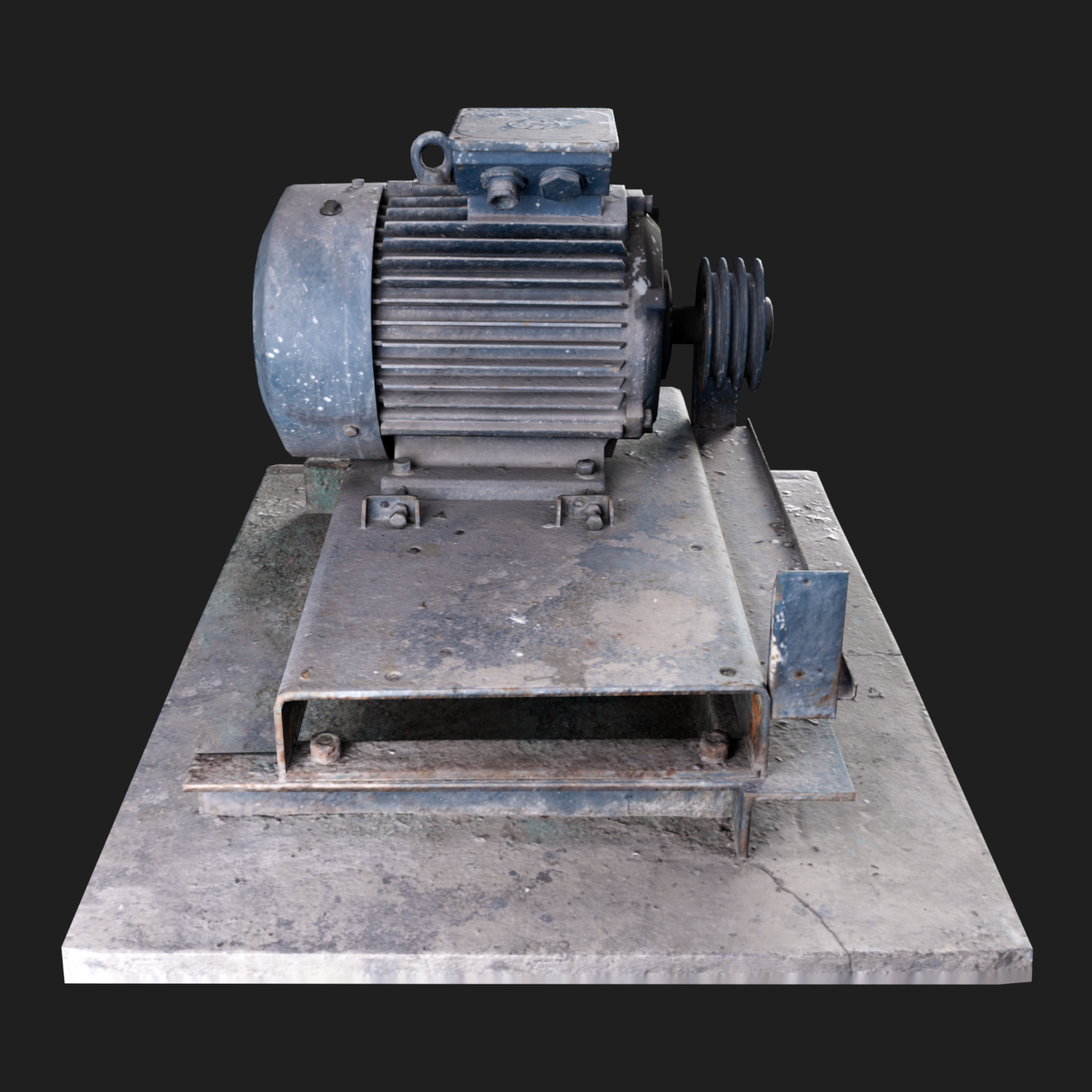 3D Motor Blue Dirty