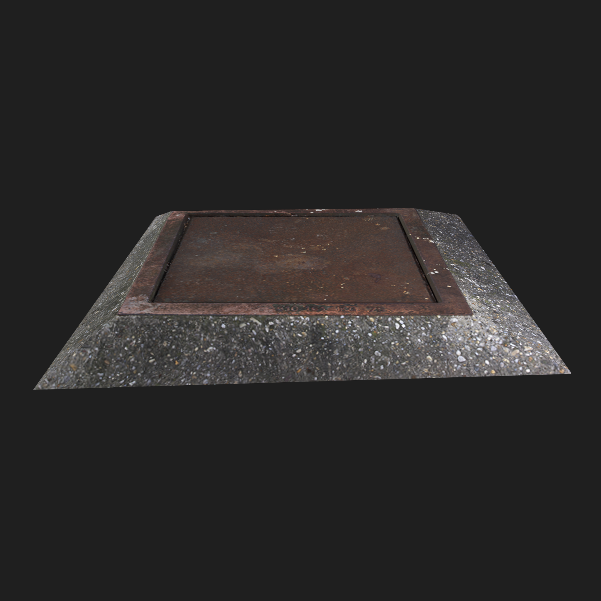3D Square Sewer Cover