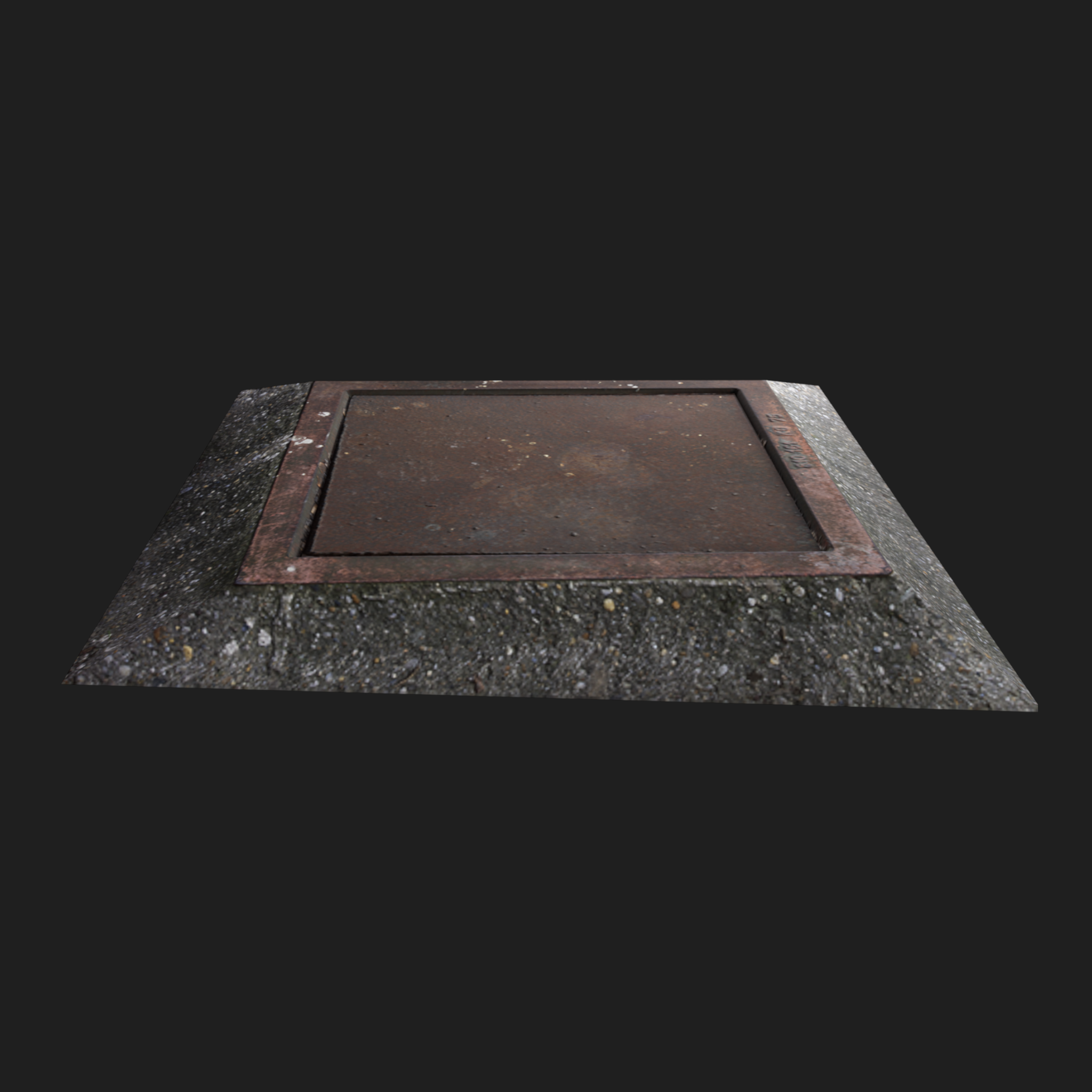 3D Square Sewer Cover