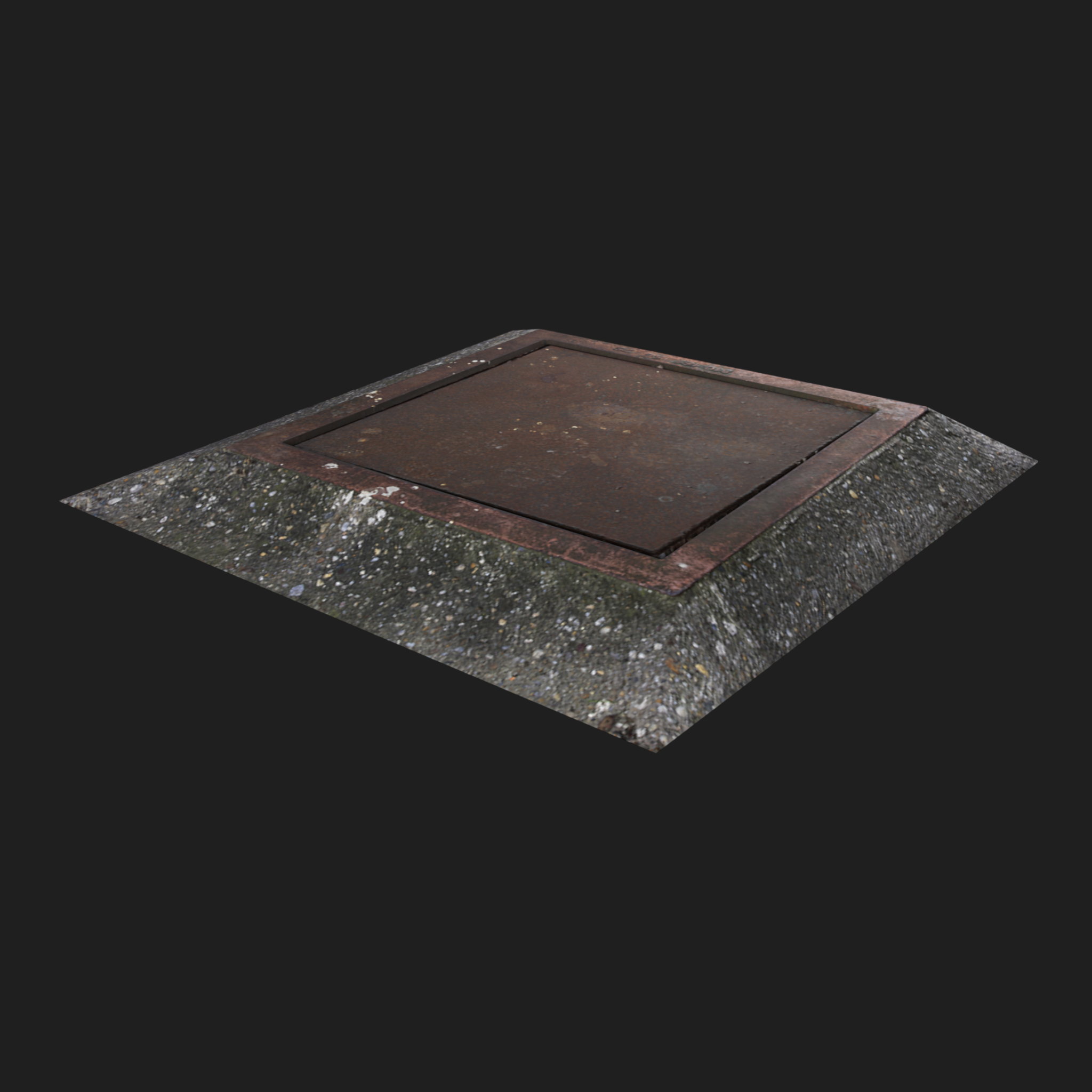 3D Square Sewer Cover