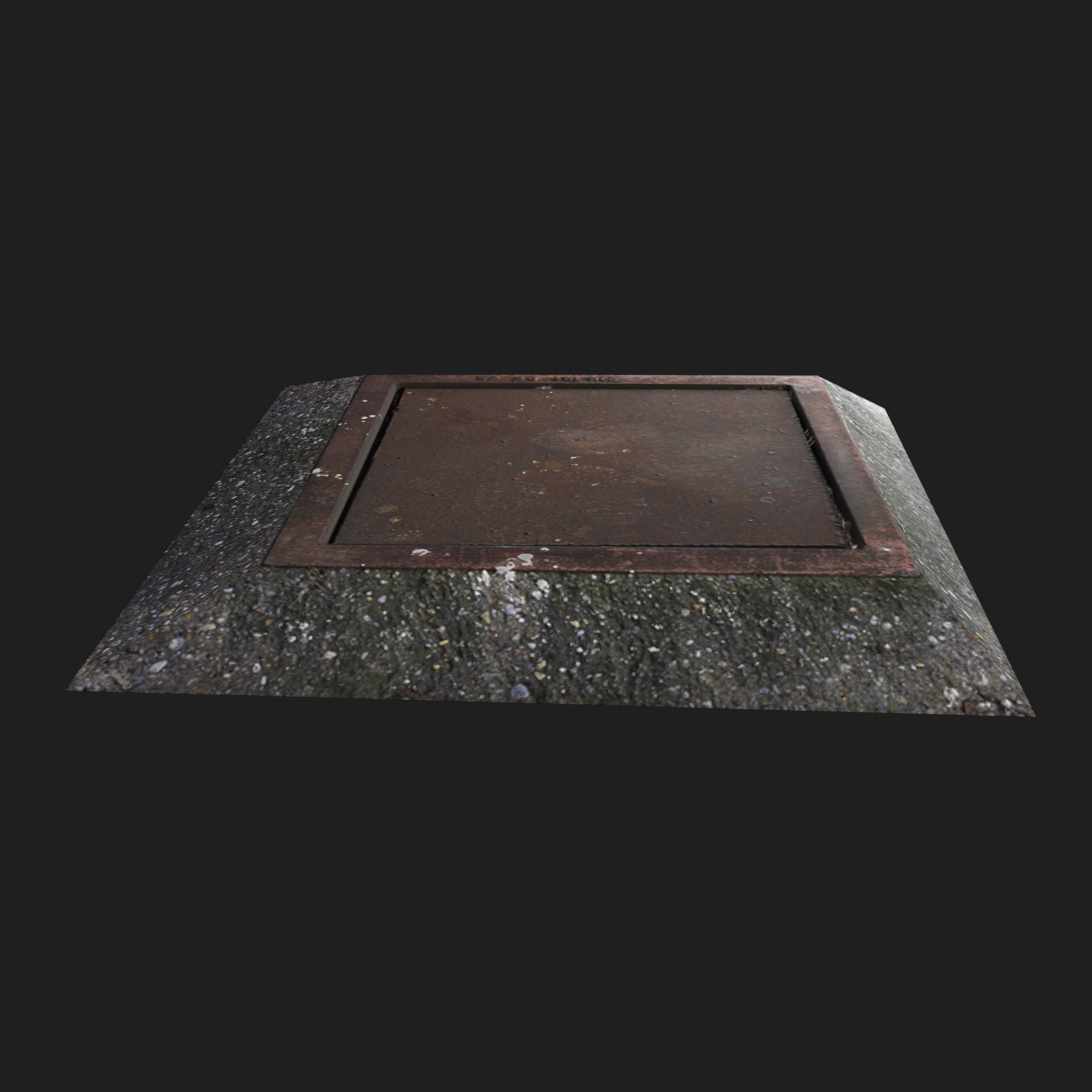 3D Square Sewer Cover