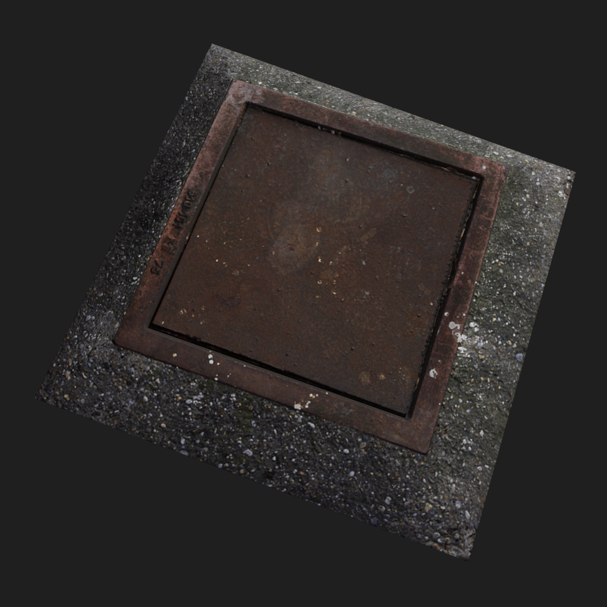 3D Square Sewer Cover