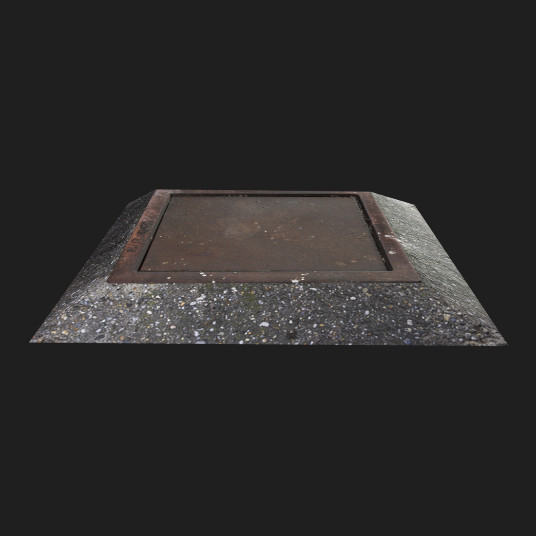 3D Square Sewer Cover
