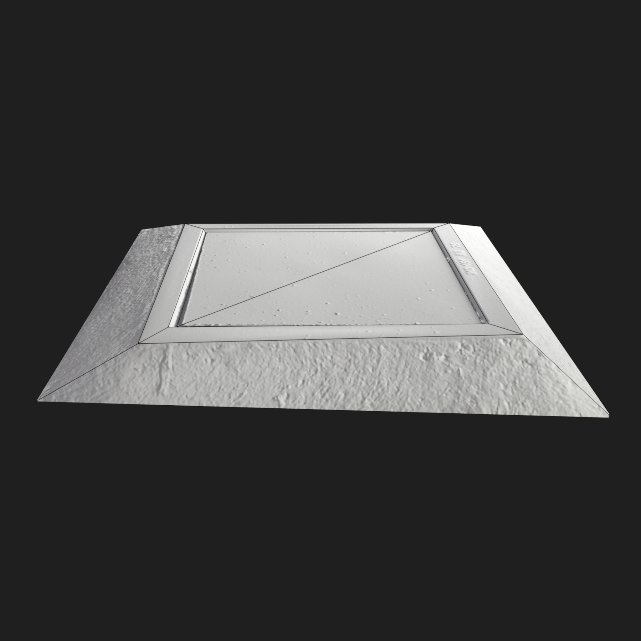 3D Square Sewer Cover