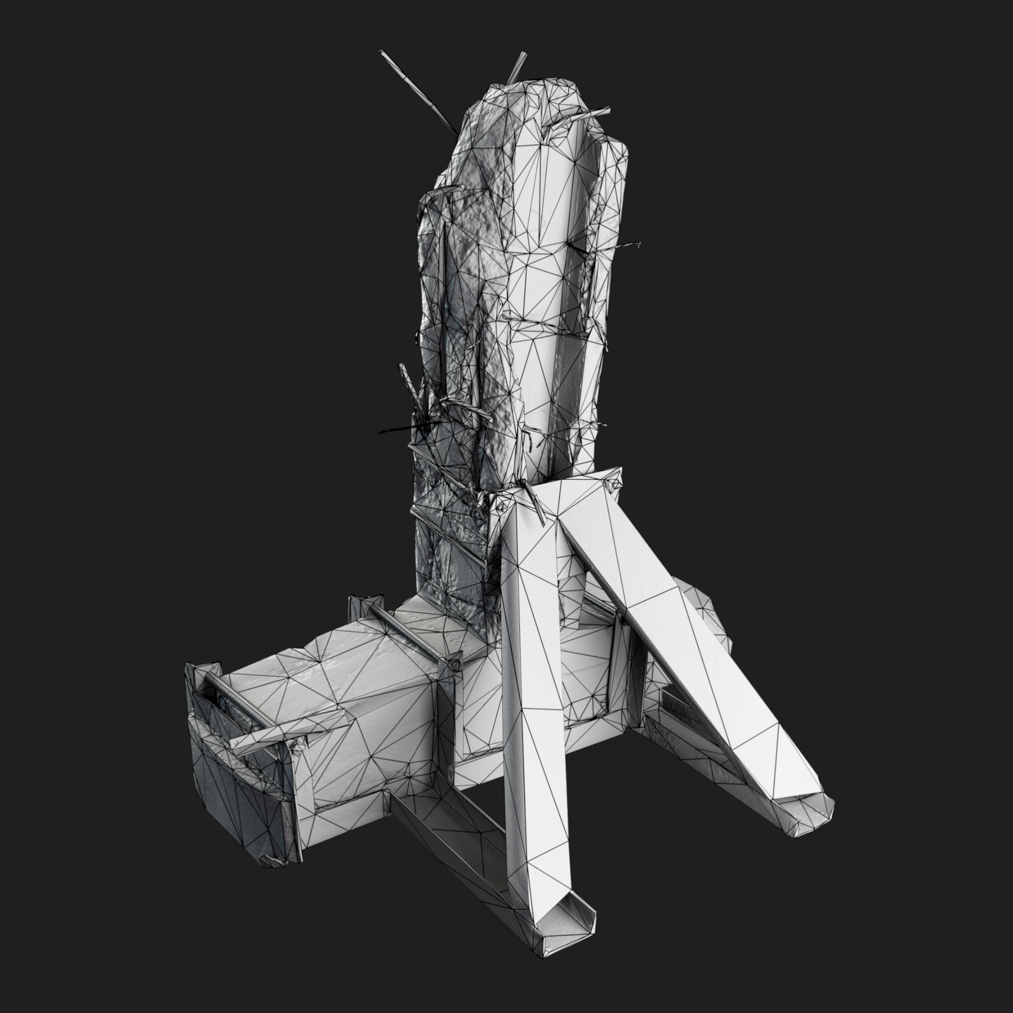 3D Column Concrete Small