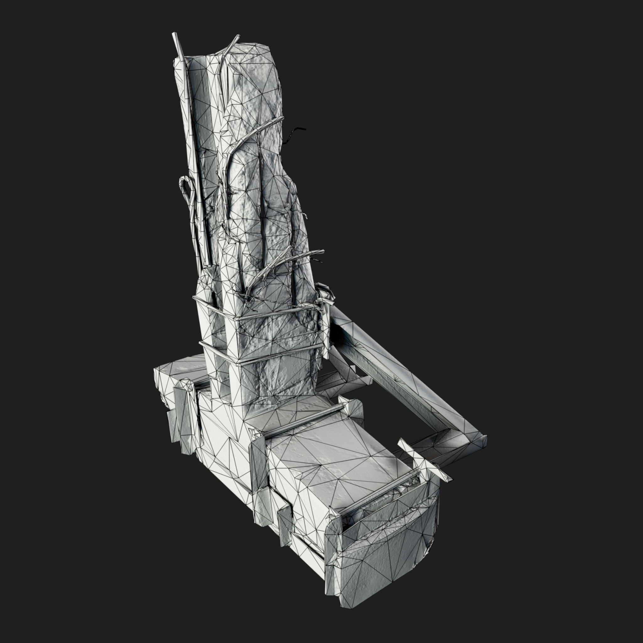 3D Column Concrete Small