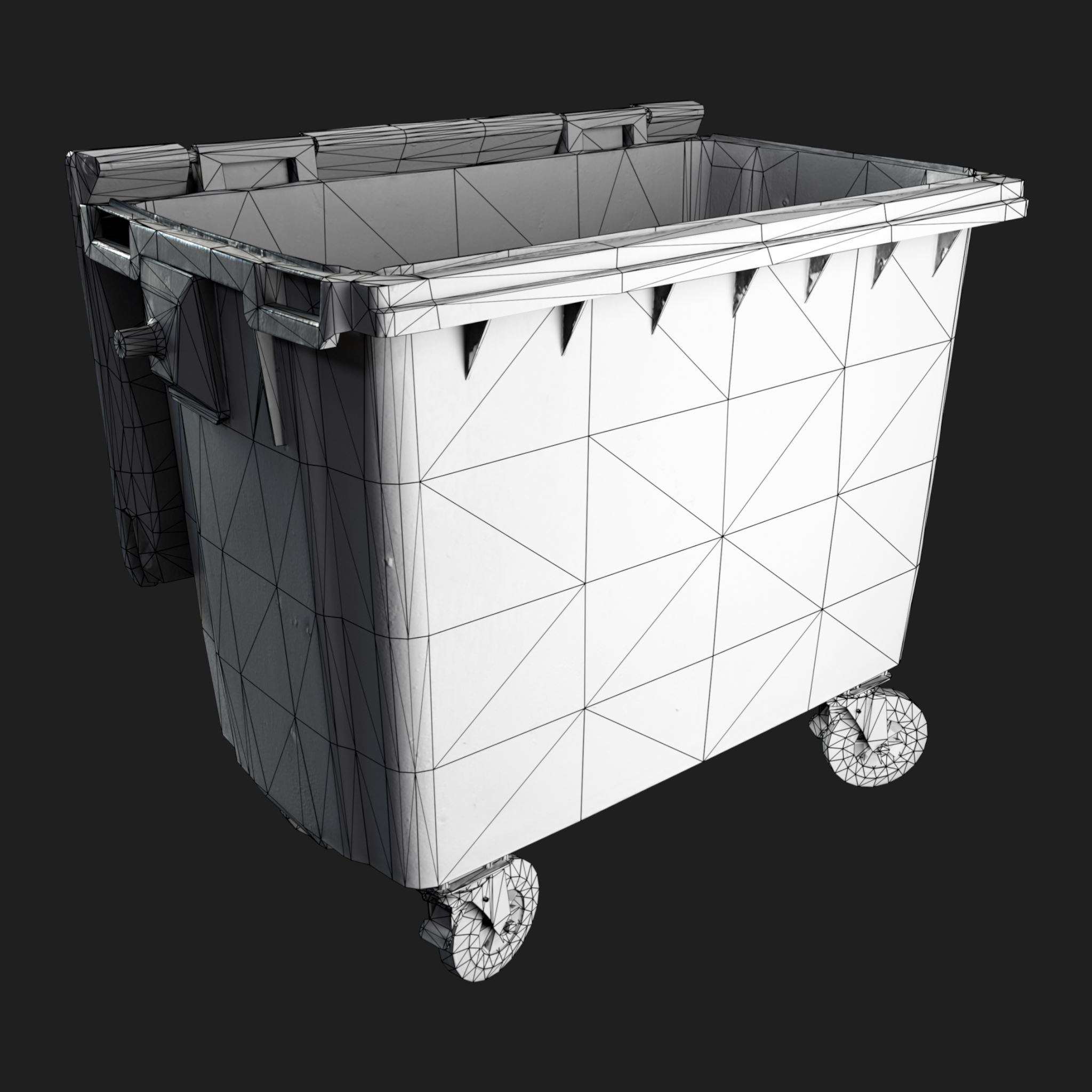 3D Trash Bin