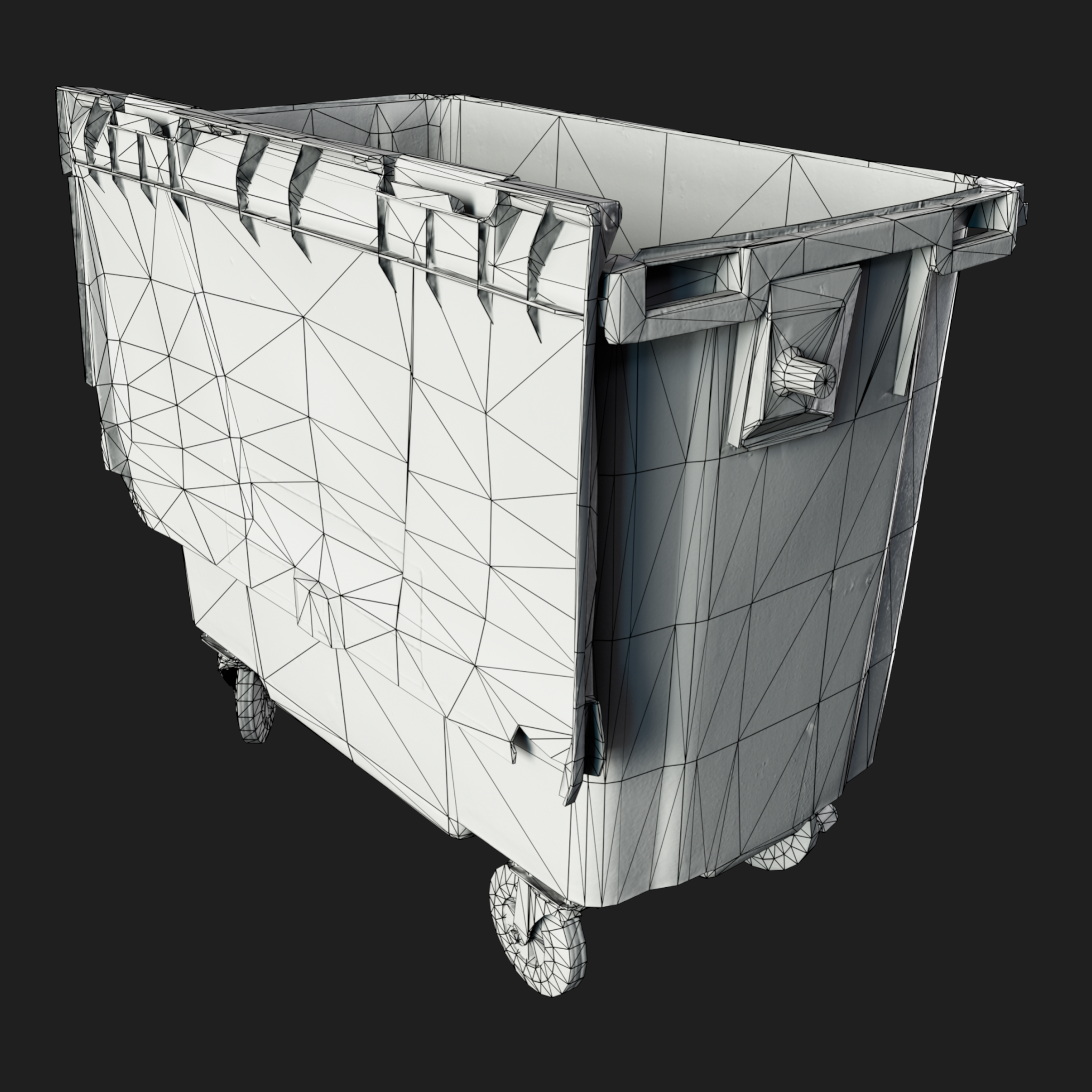 3D Trash Bin