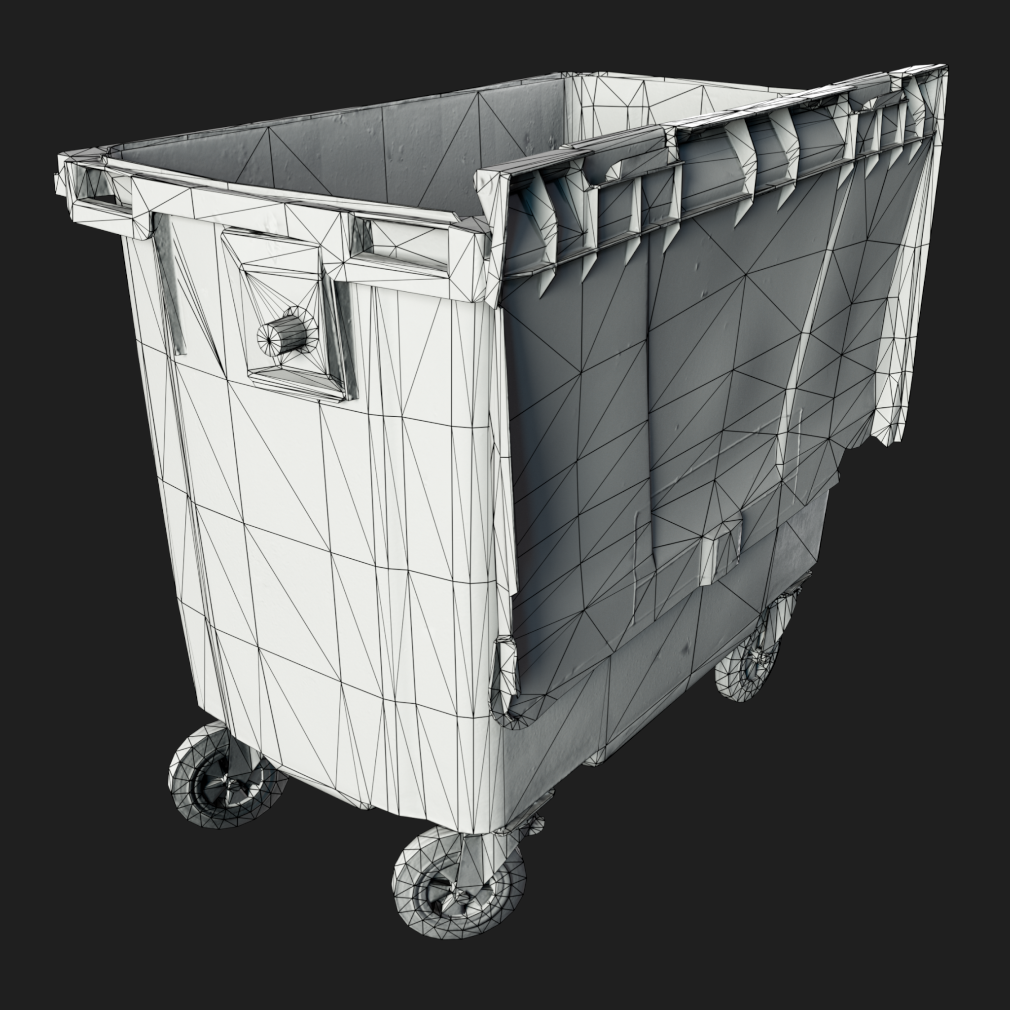 3D Trash Bin