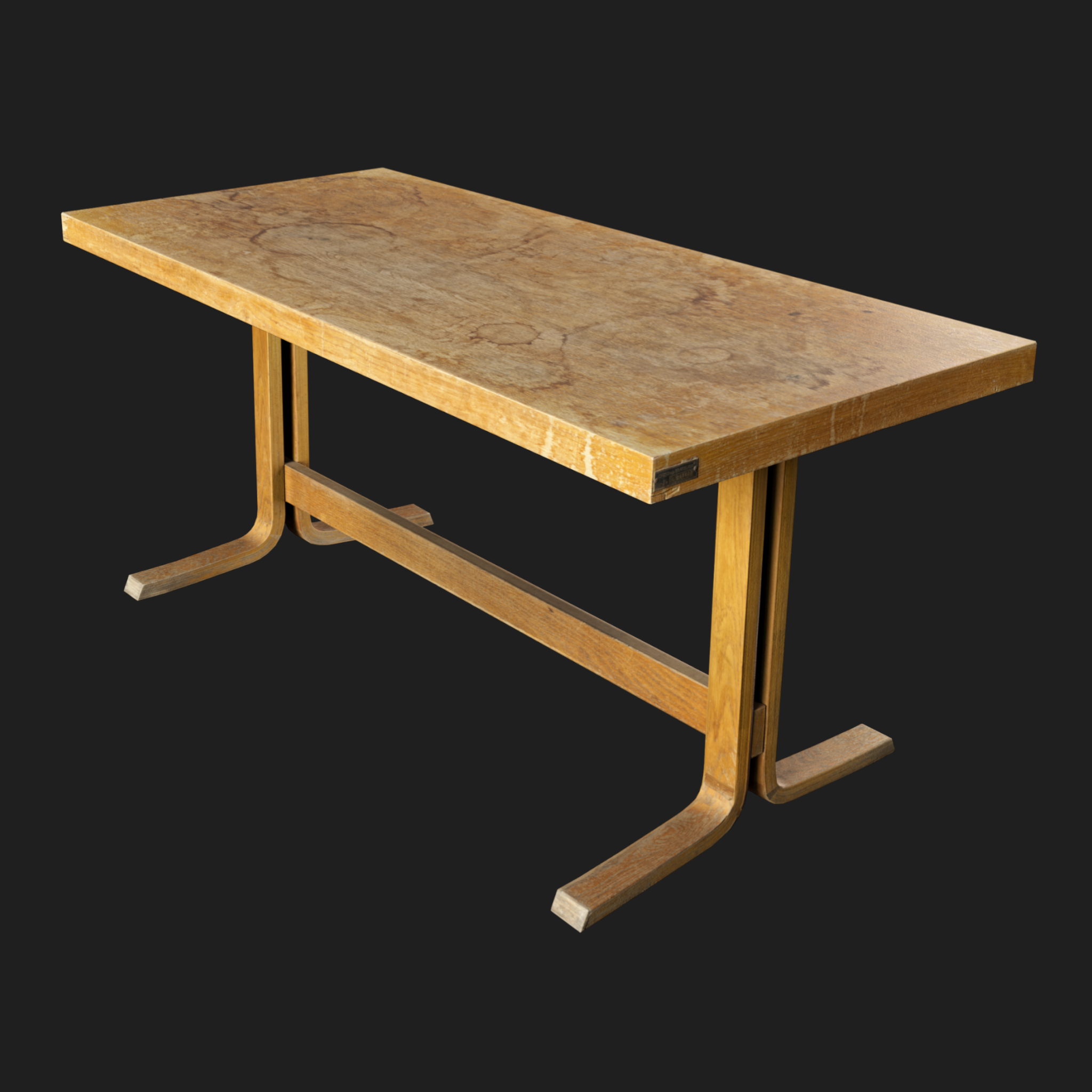 3D Furniture: Small Wooden Table