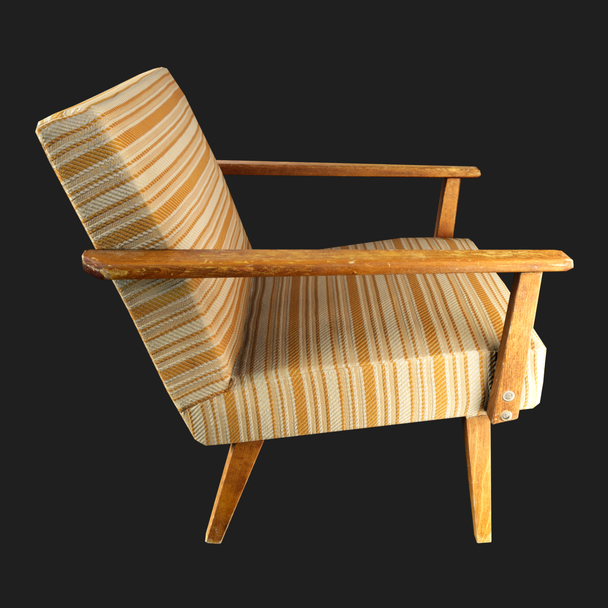 3D Furniture: Fabric Chair