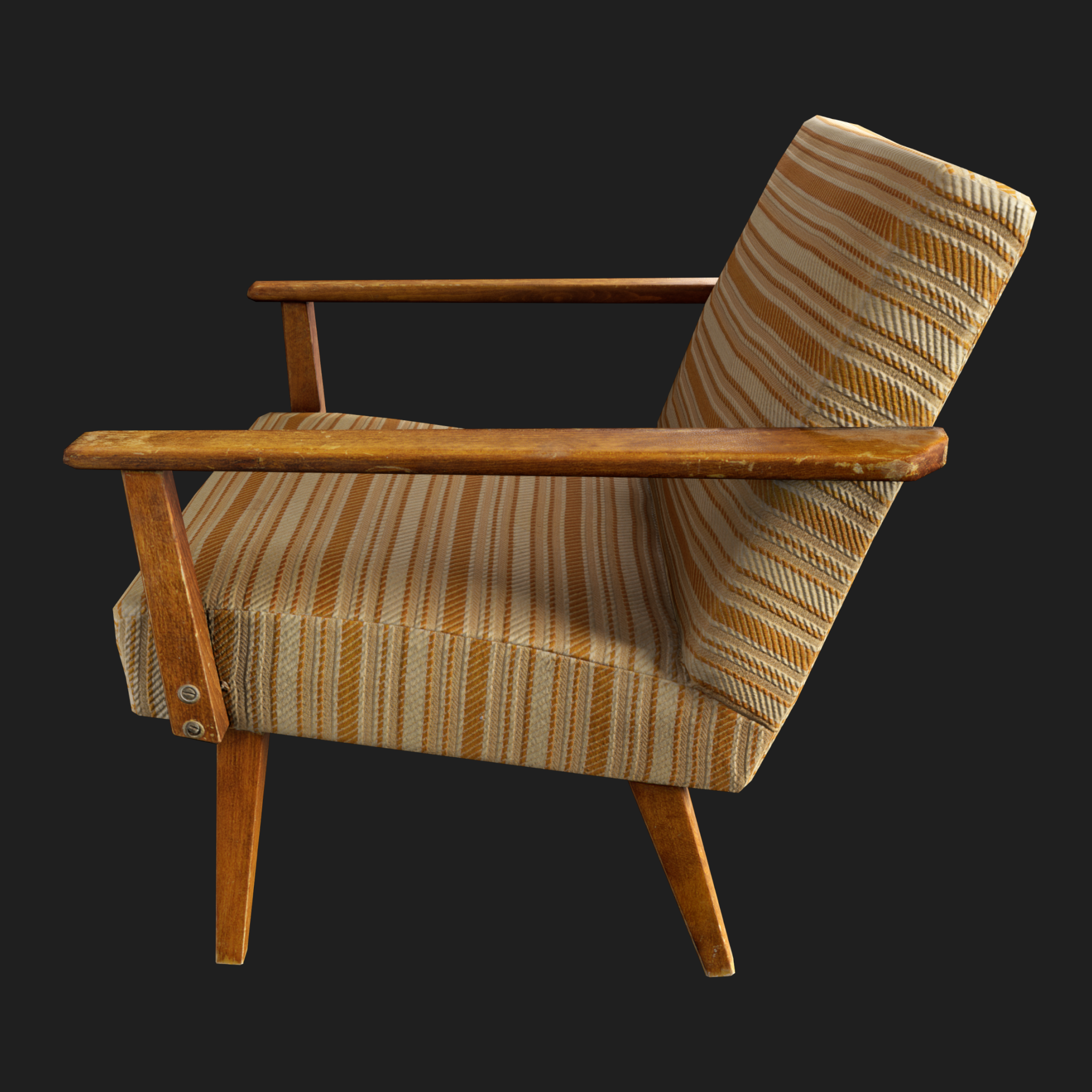 3D Furniture: Fabric Chair