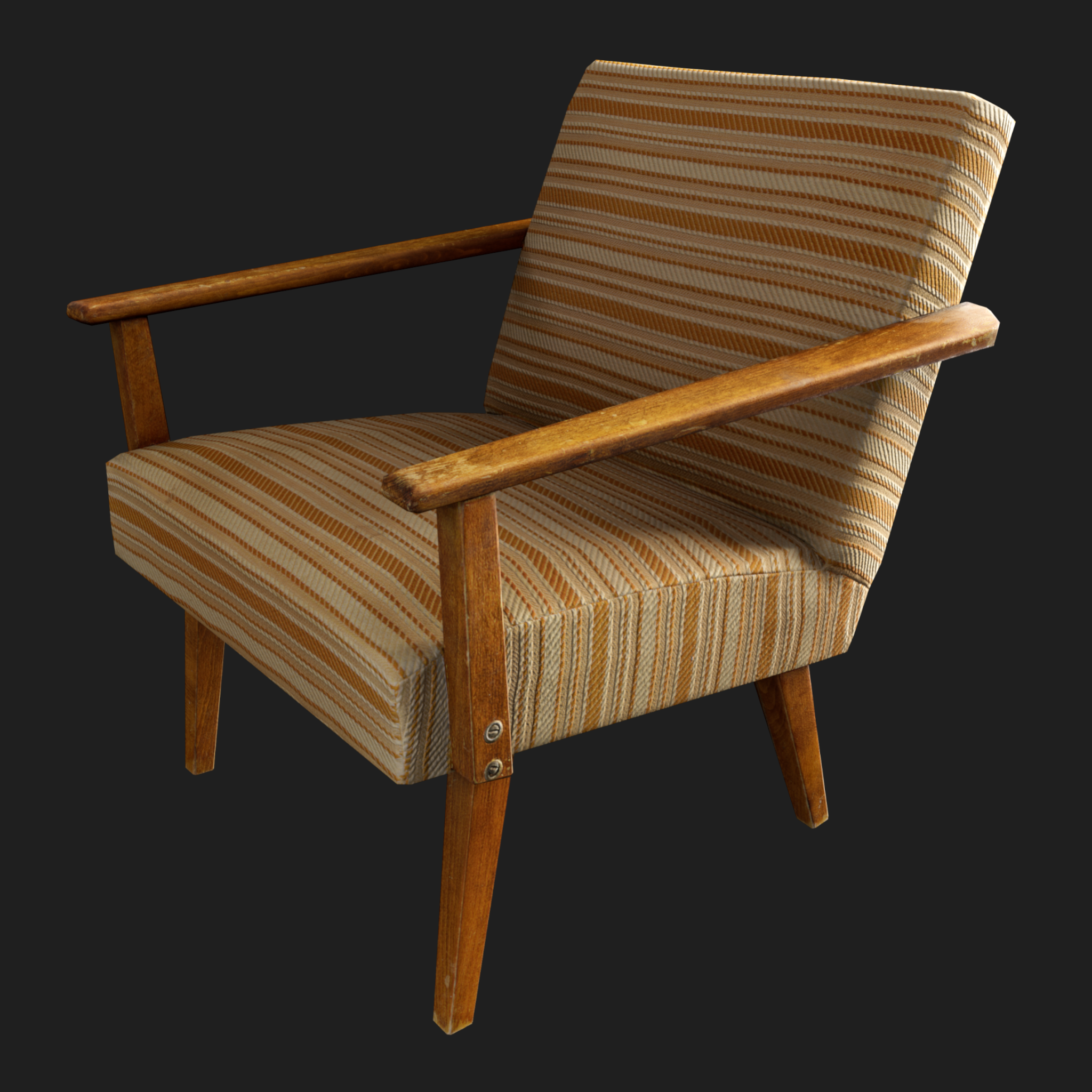 3D Furniture: Fabric Chair