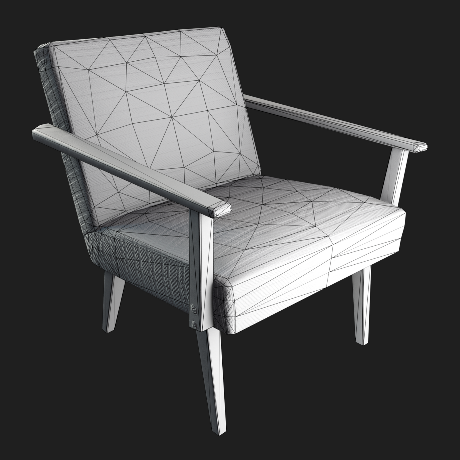 3D Fabric Armchair