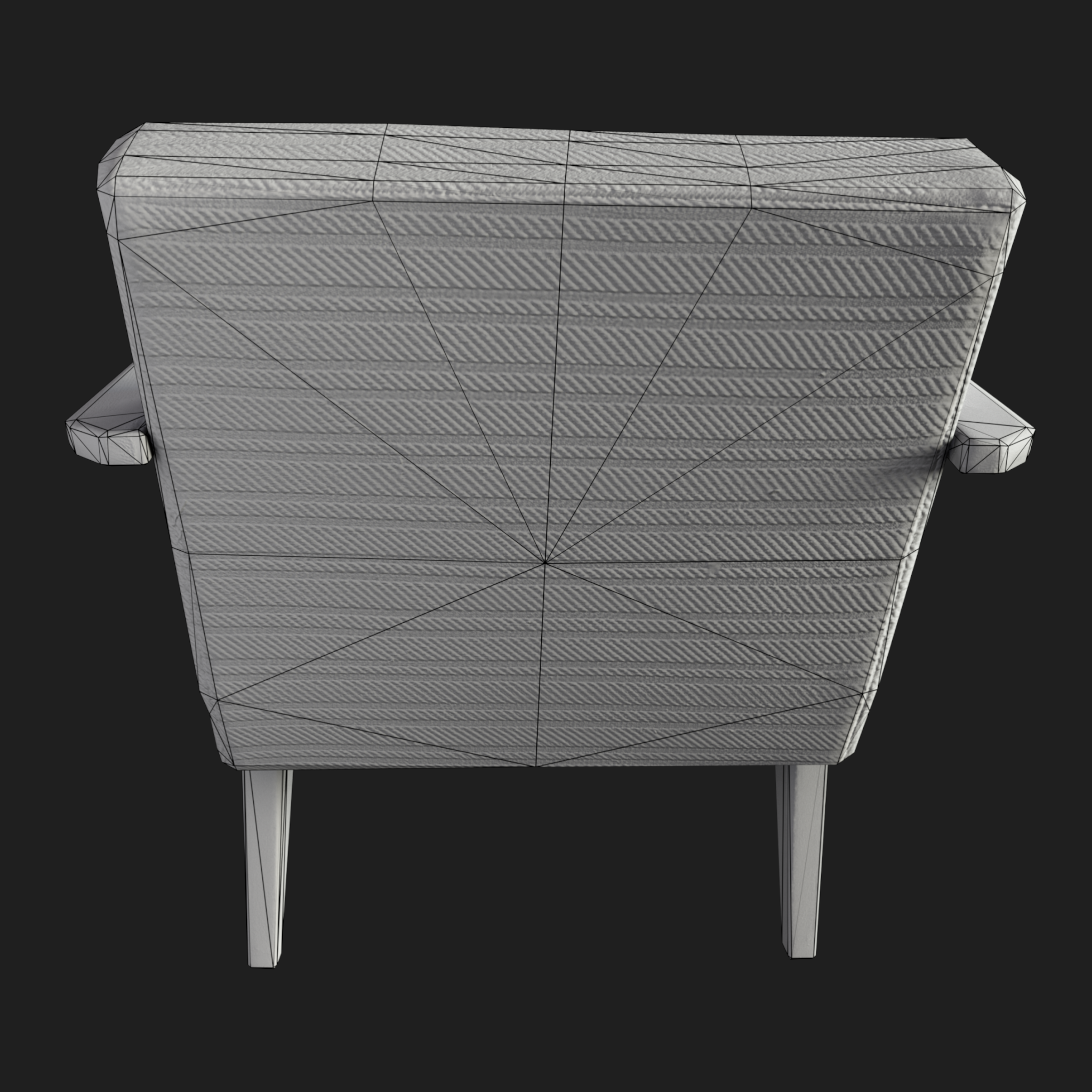 3D Furniture: Fabric Chair