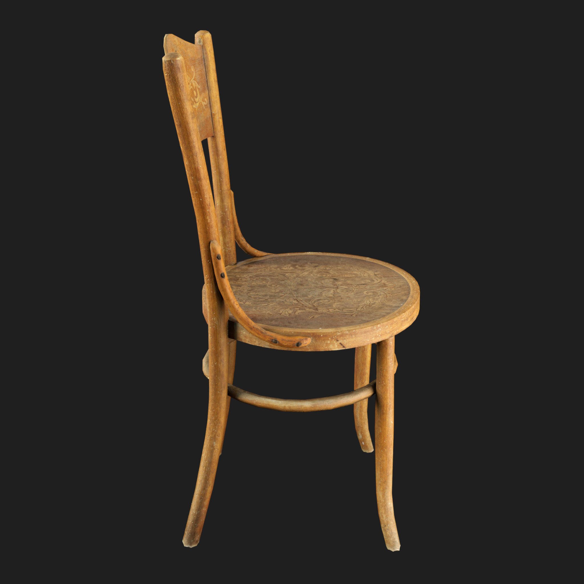 3D Furniture: Wooden Cravted Chair