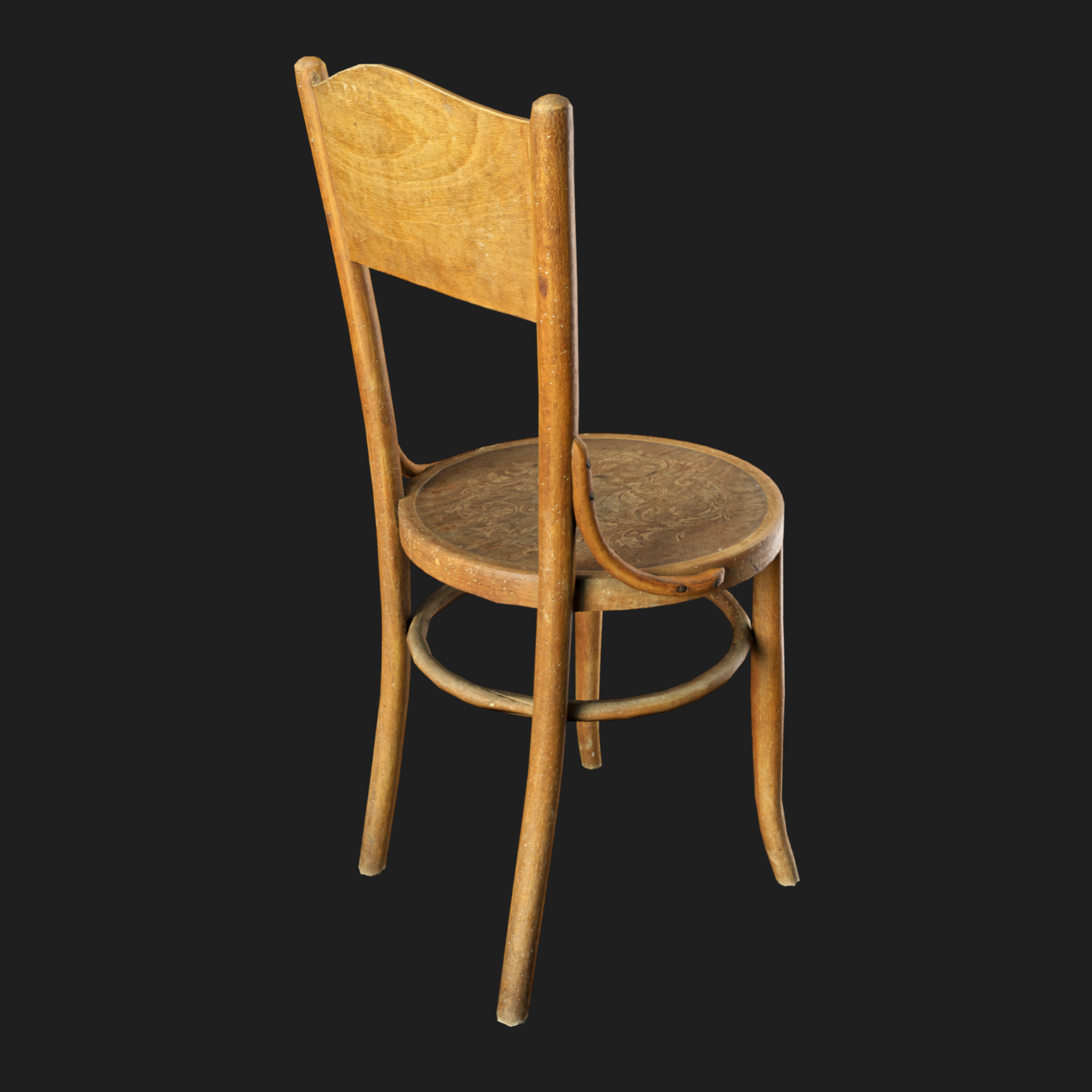 3D Furniture: Wooden Cravted Chair