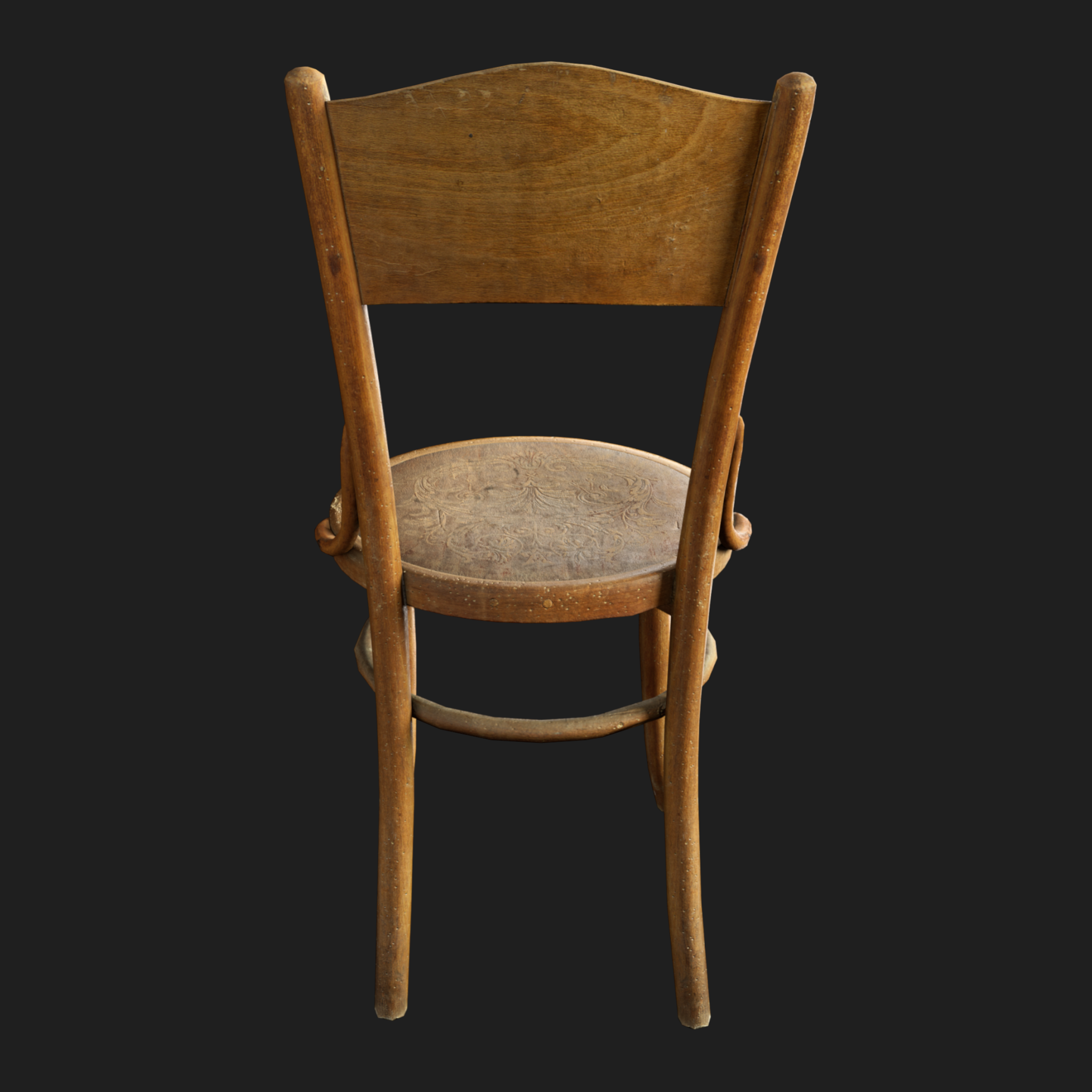 3D Furniture: Wooden Cravted Chair