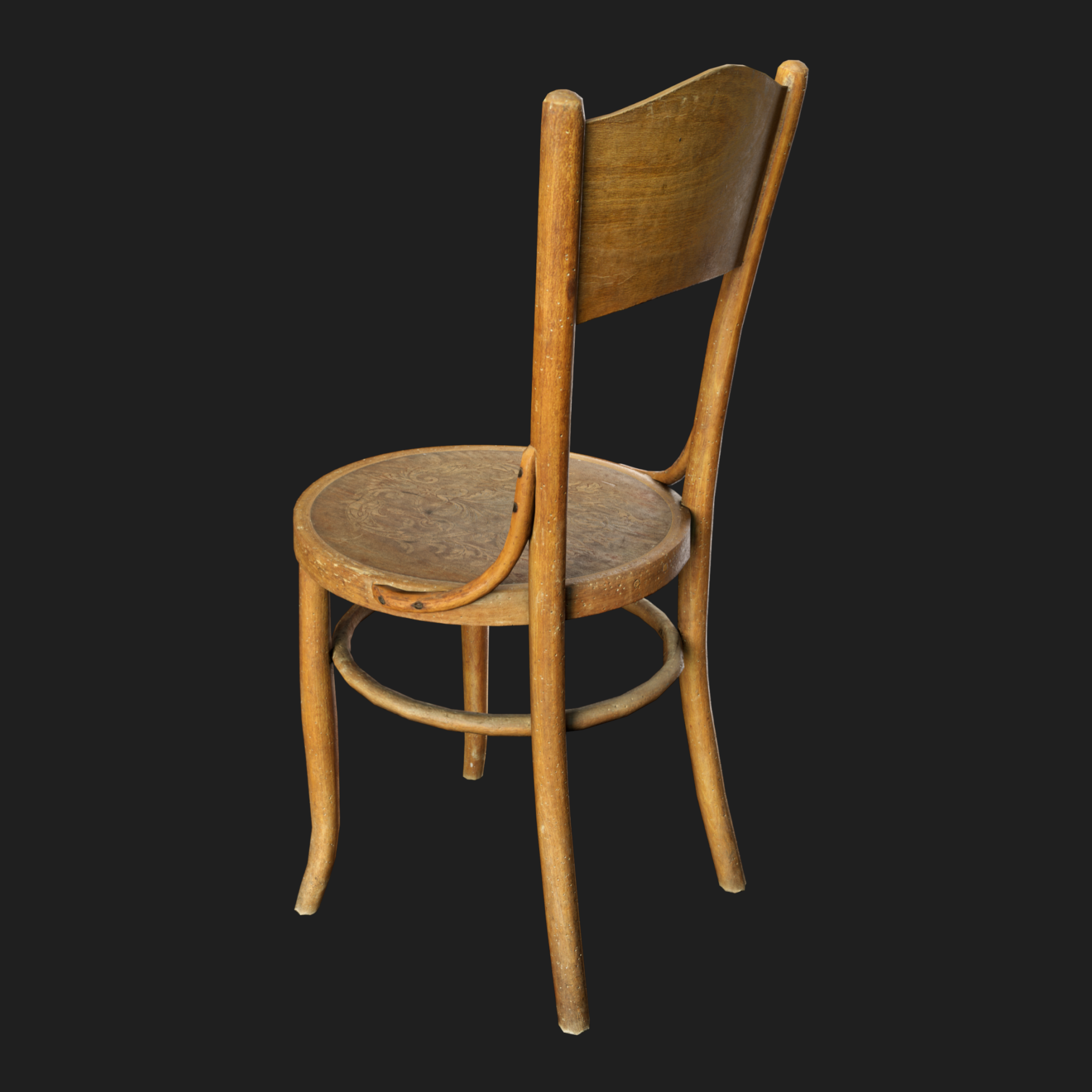 3D Furniture: Wooden Cravted Chair