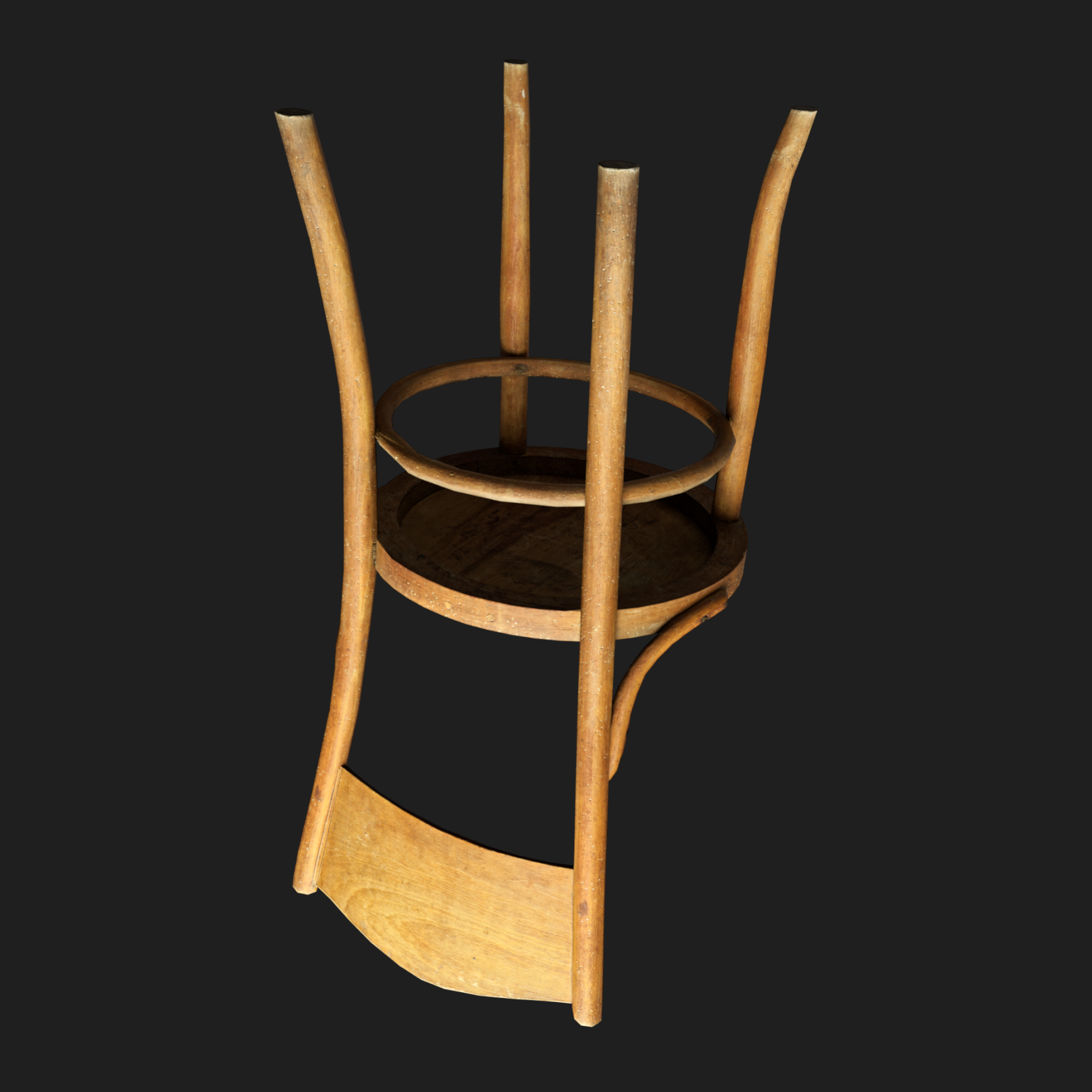 3D Furniture: Wooden Cravted Chair