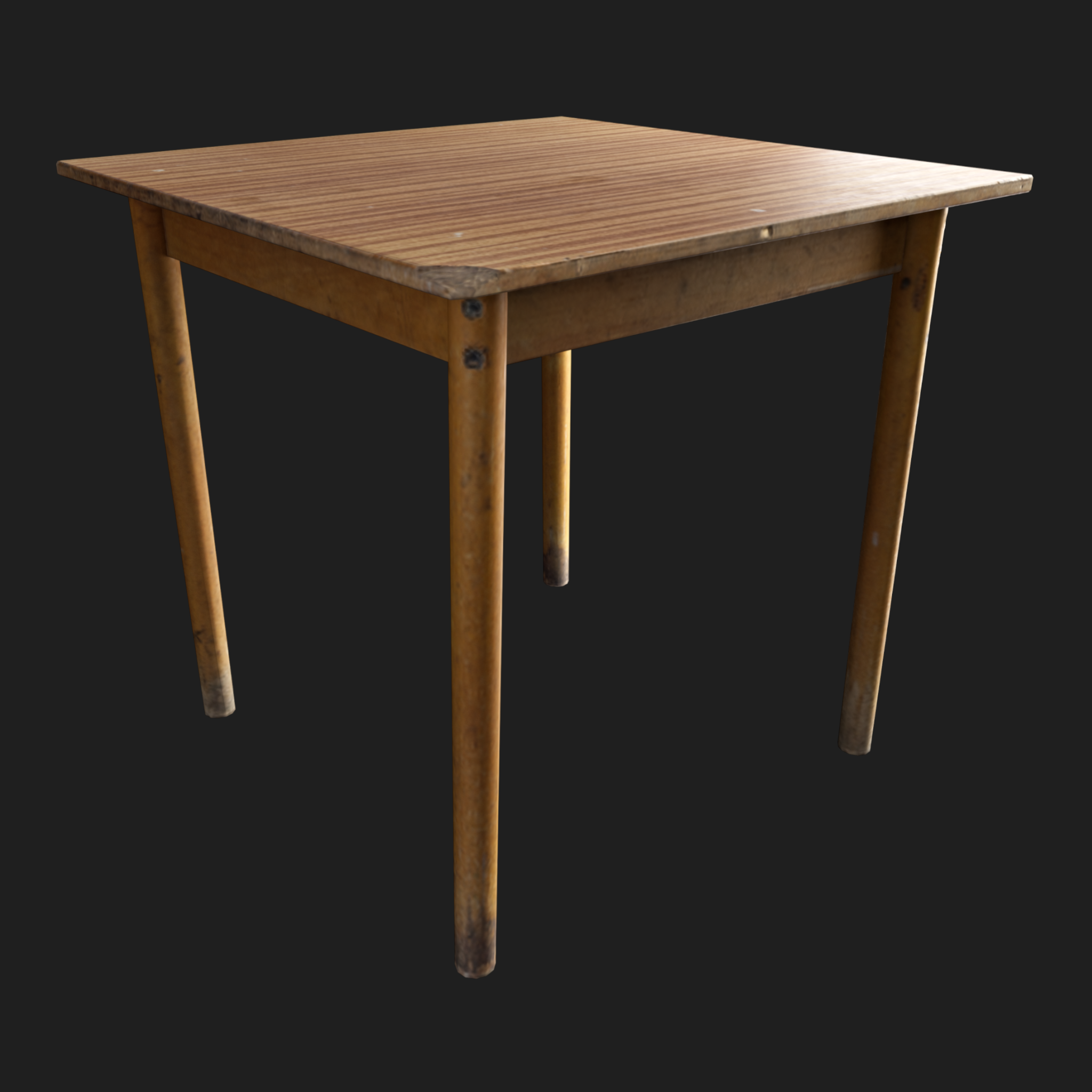 3D Furniture: Wooden Table