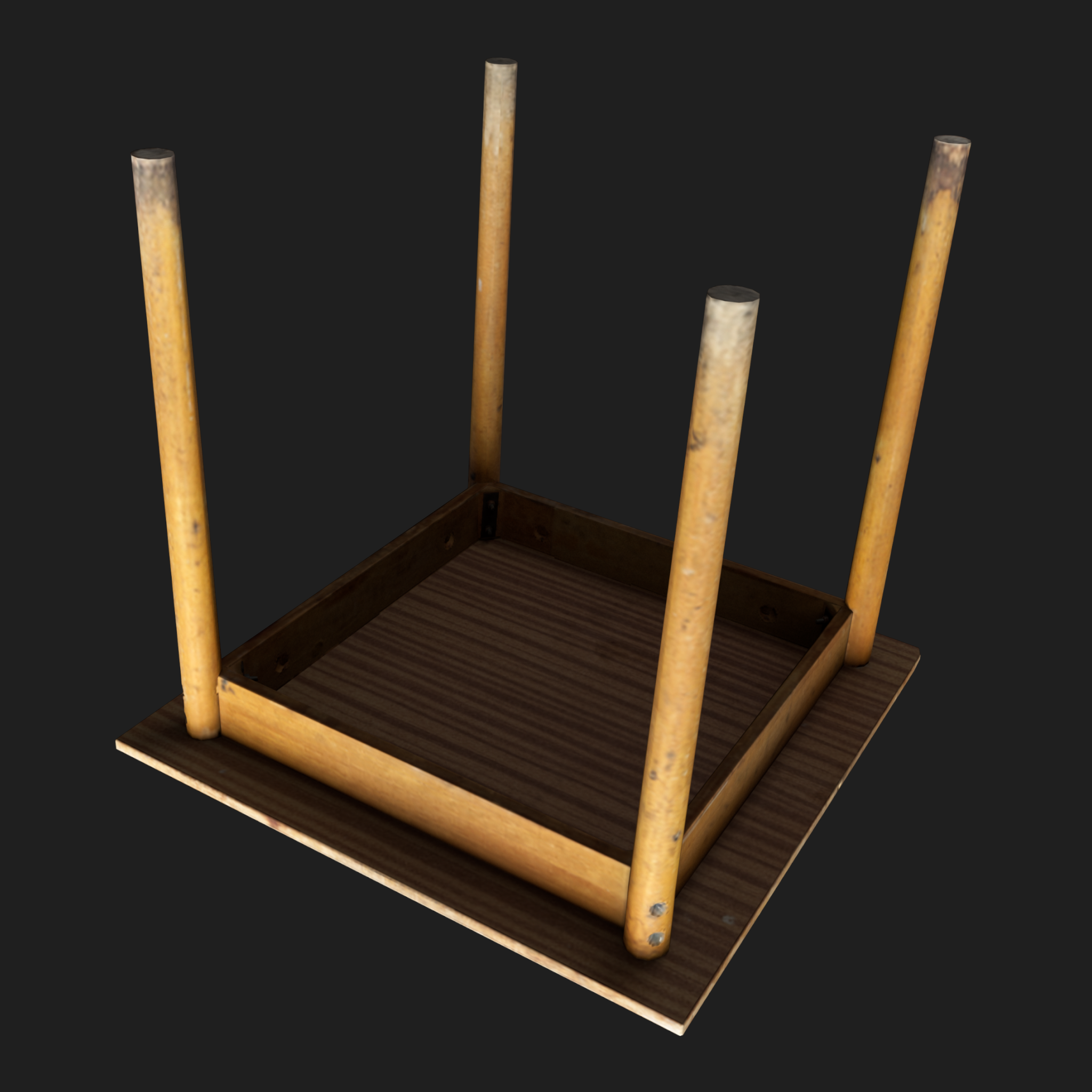 3D Furniture: Wooden Table