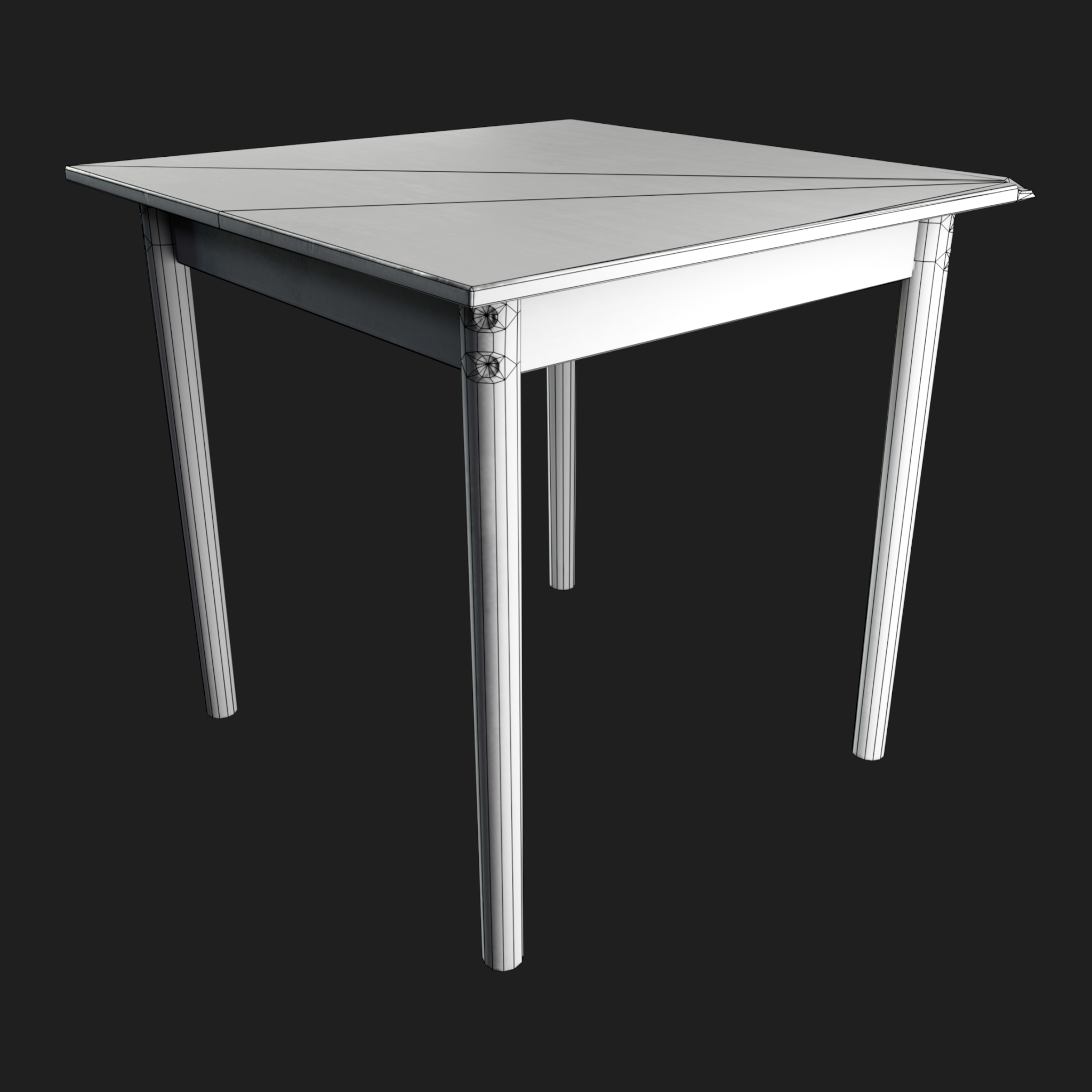 3D Furniture: Wooden Table