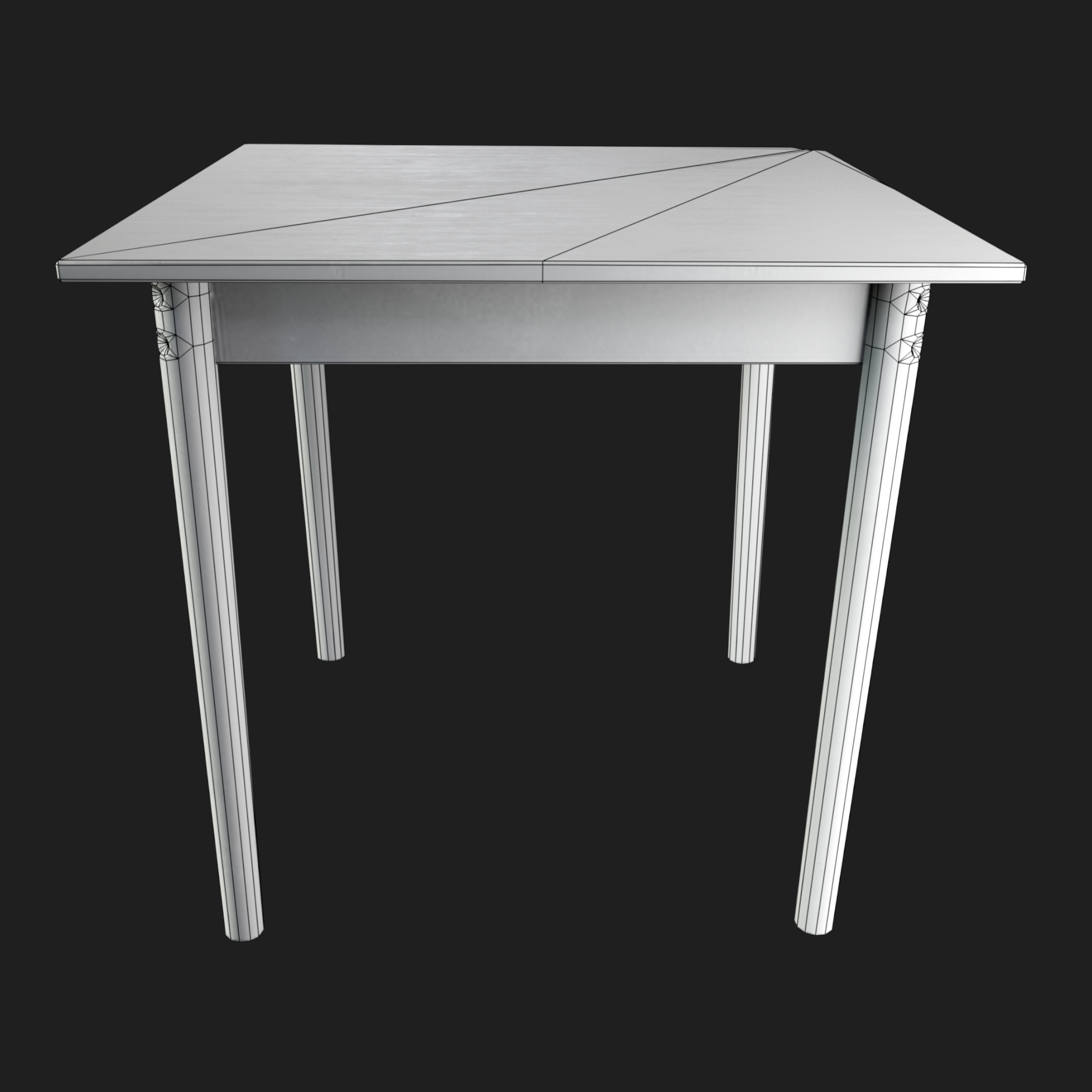 3D Furniture: Wooden Table