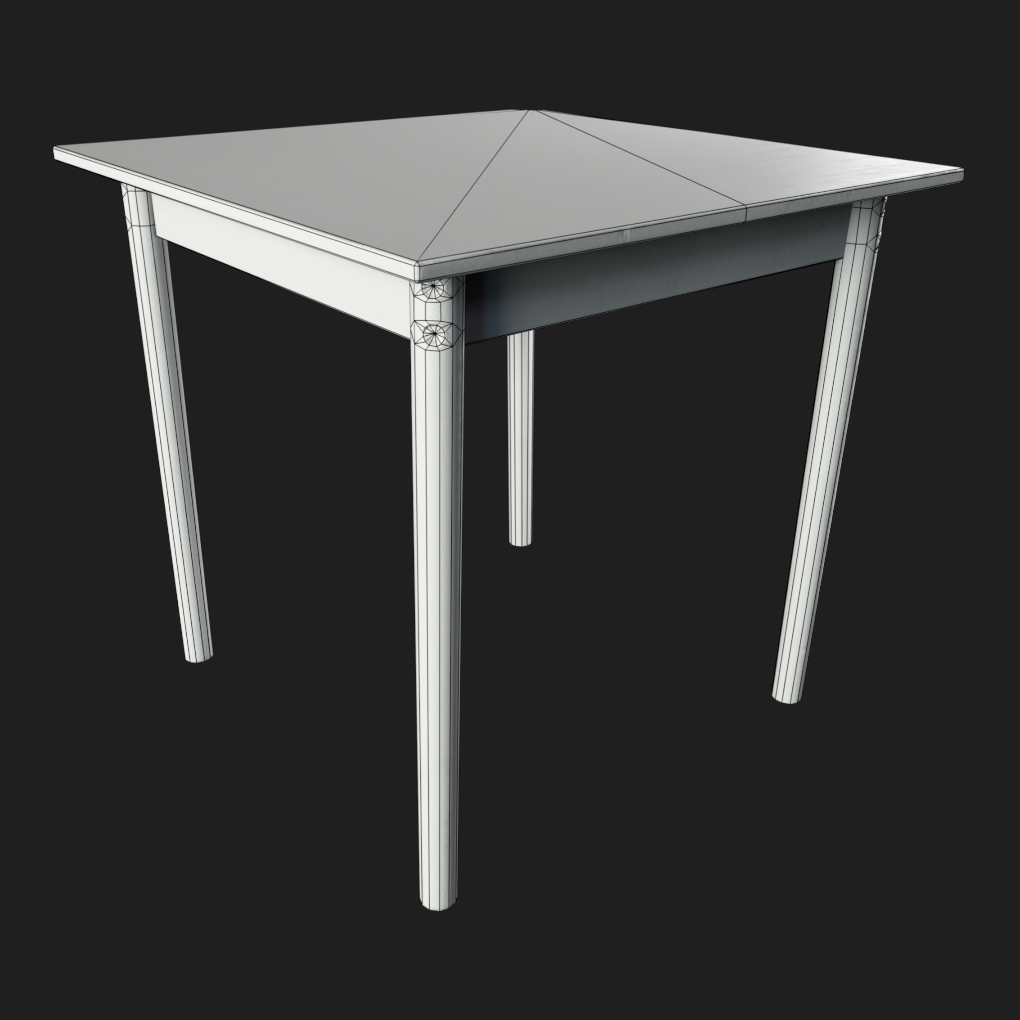 3D Furniture: Wooden Table