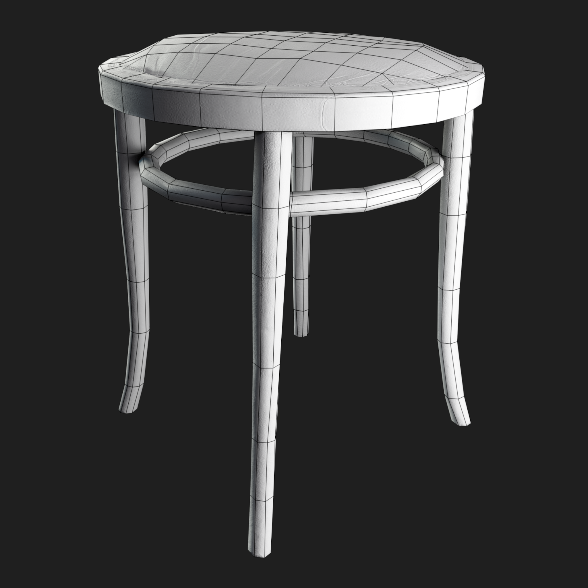 3D Furniture: Stool Thonet