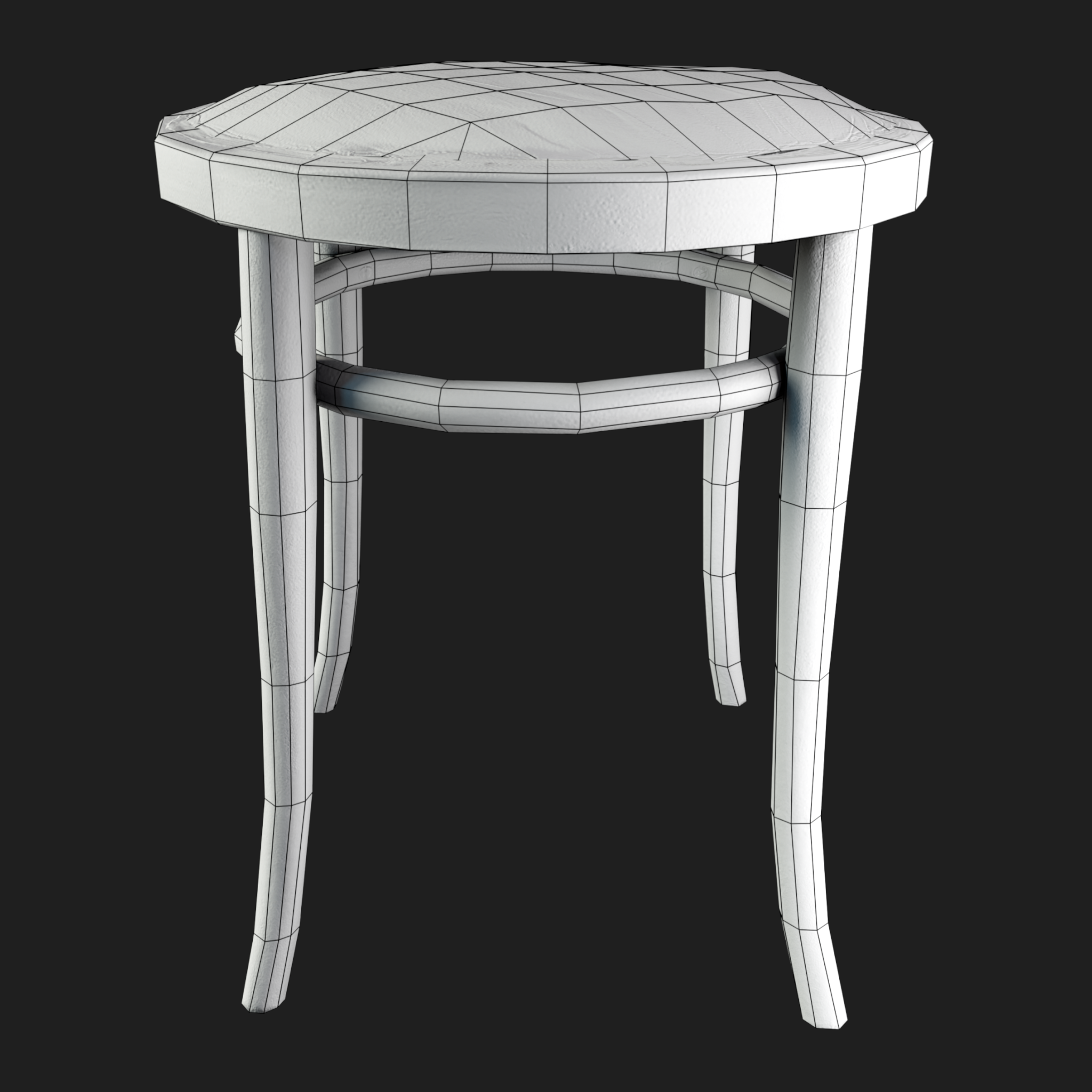 3D Furniture: Stool Thonet