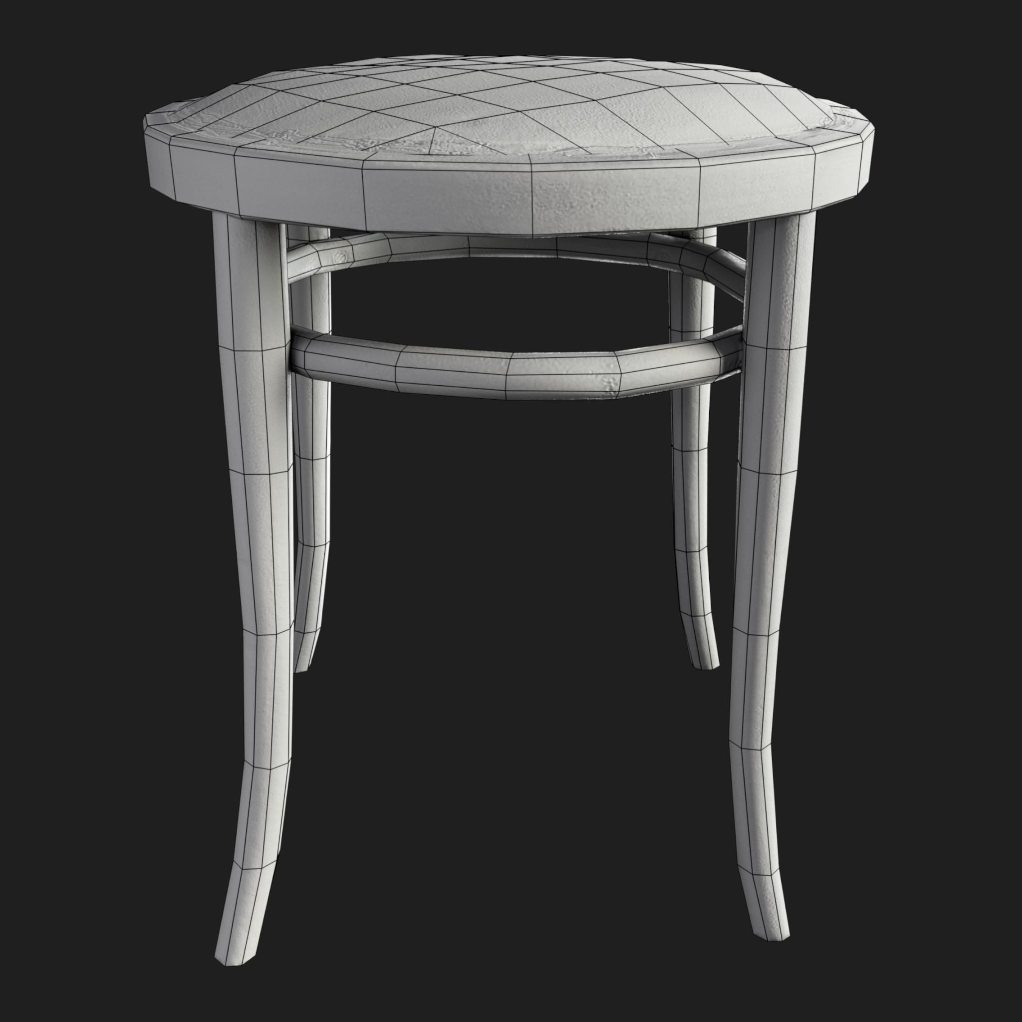 3D Furniture: Stool Thonet