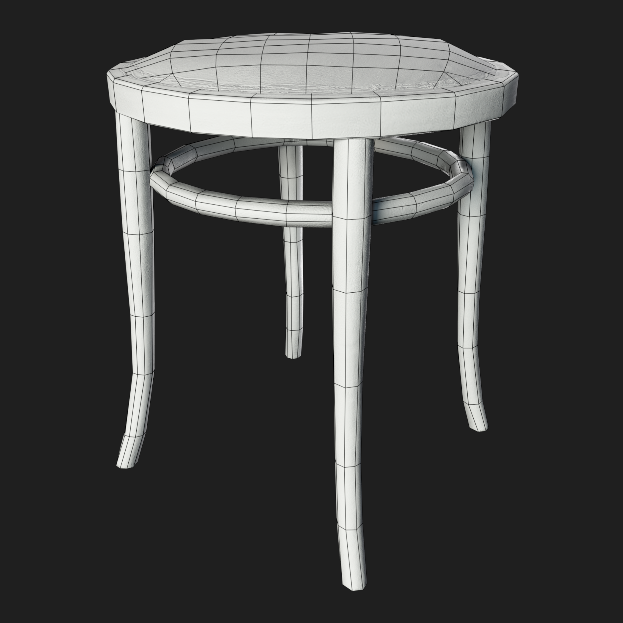 3D Furniture: Stool Thonet