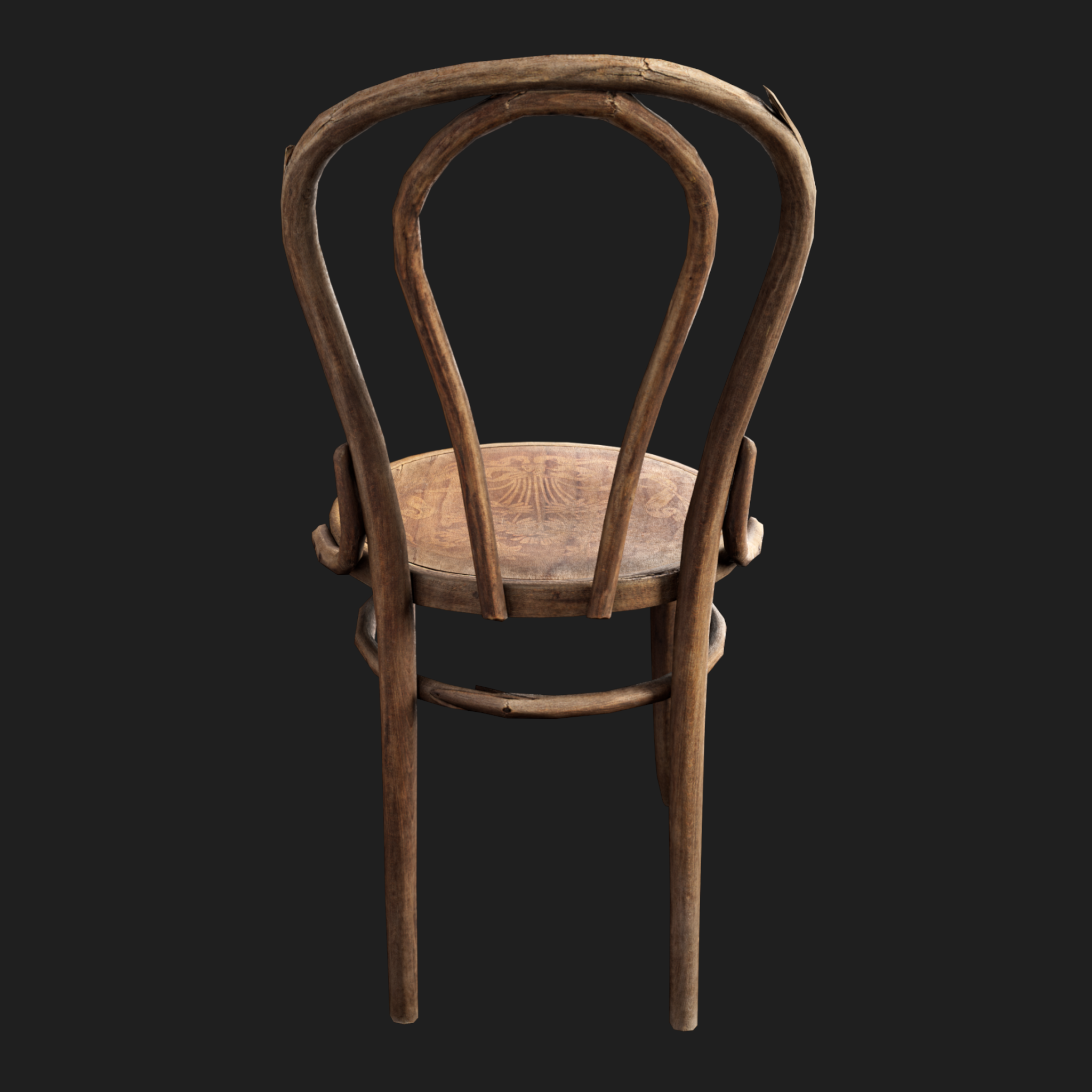 3D Furniture: Chair Wooden Thonet