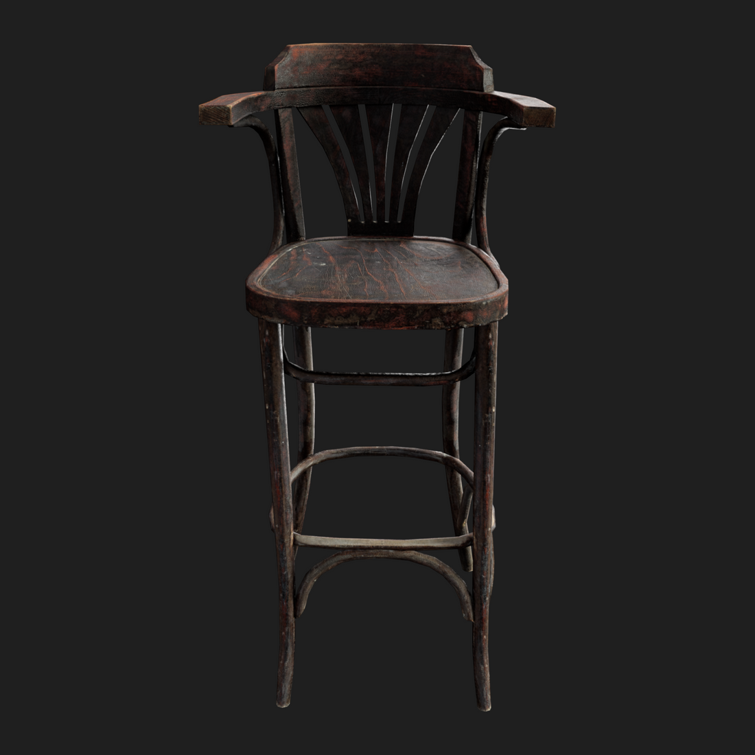3D Vintage Bar Chair
