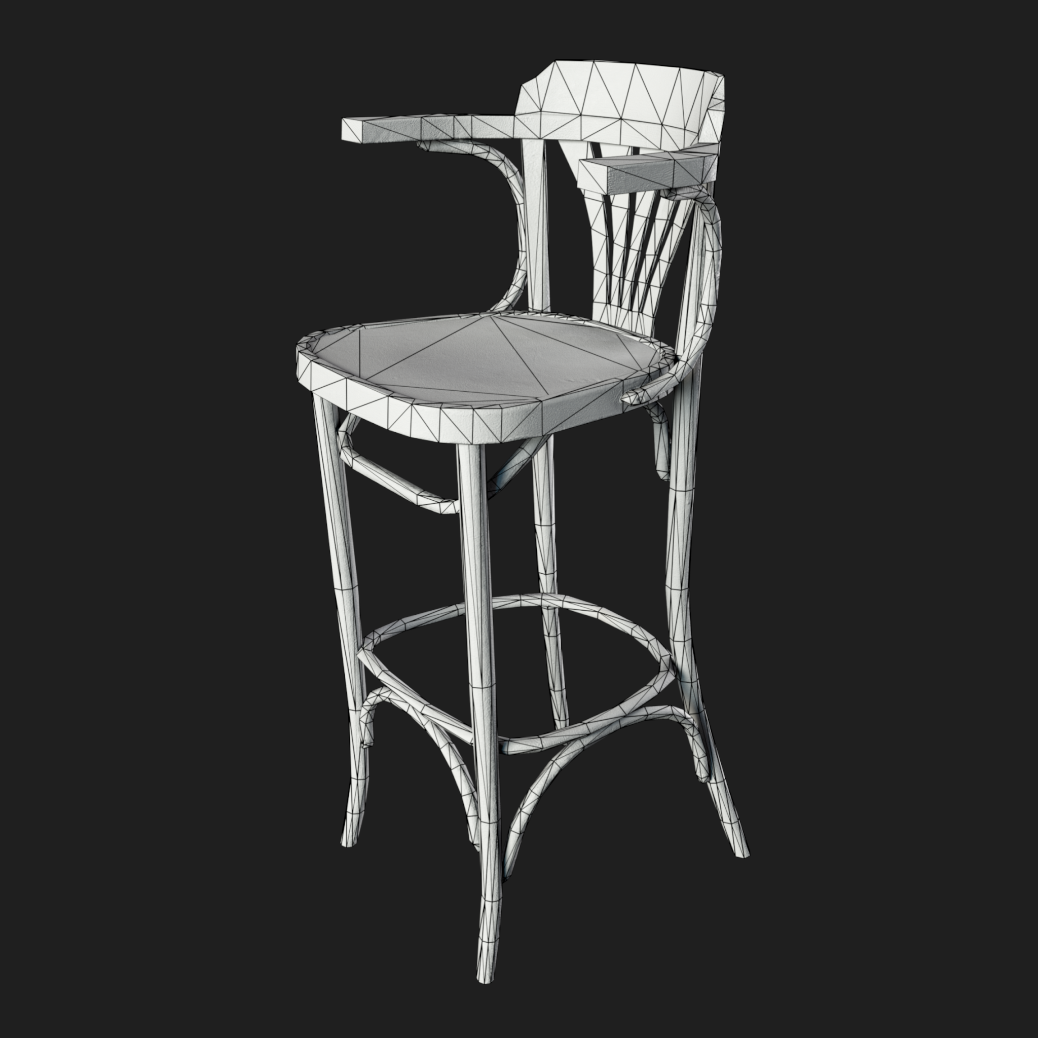 3D Furniture: Chair Bar