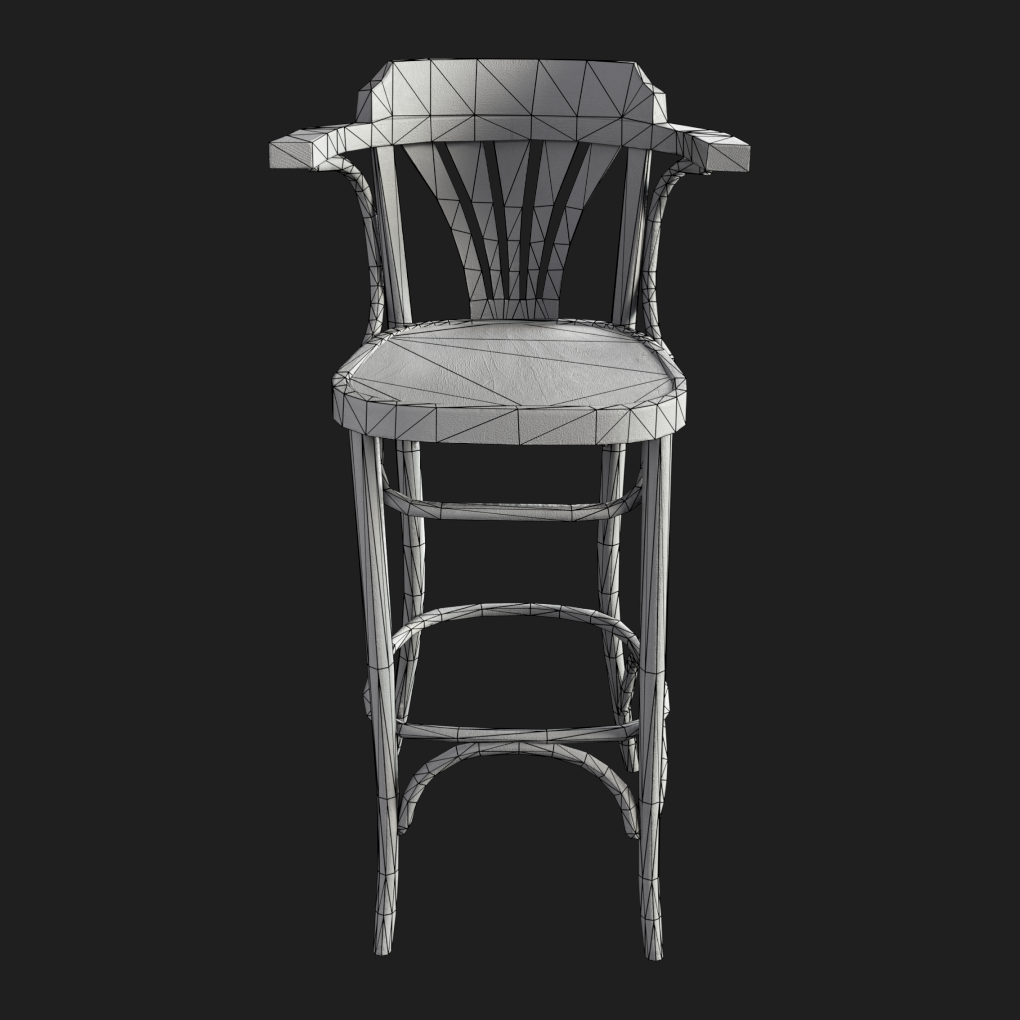 3D Furniture: Chair Bar