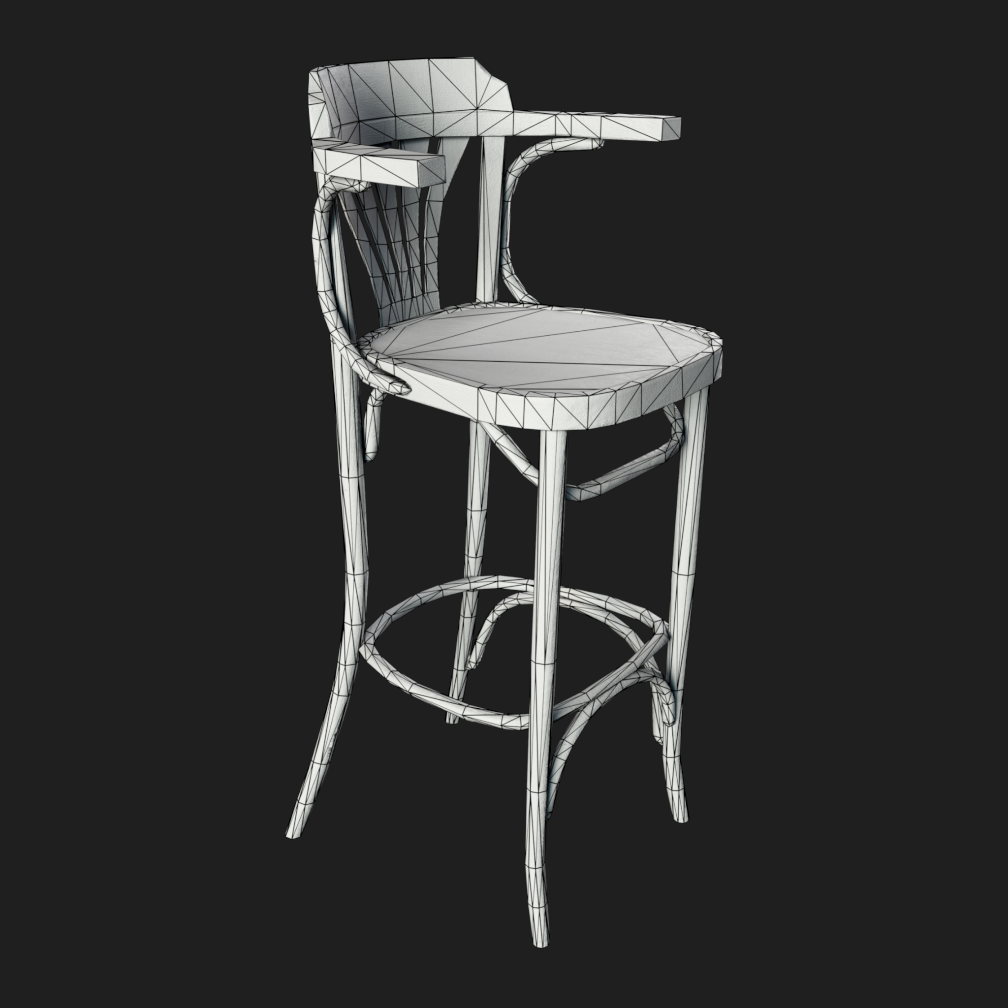 3D Furniture: Chair Bar