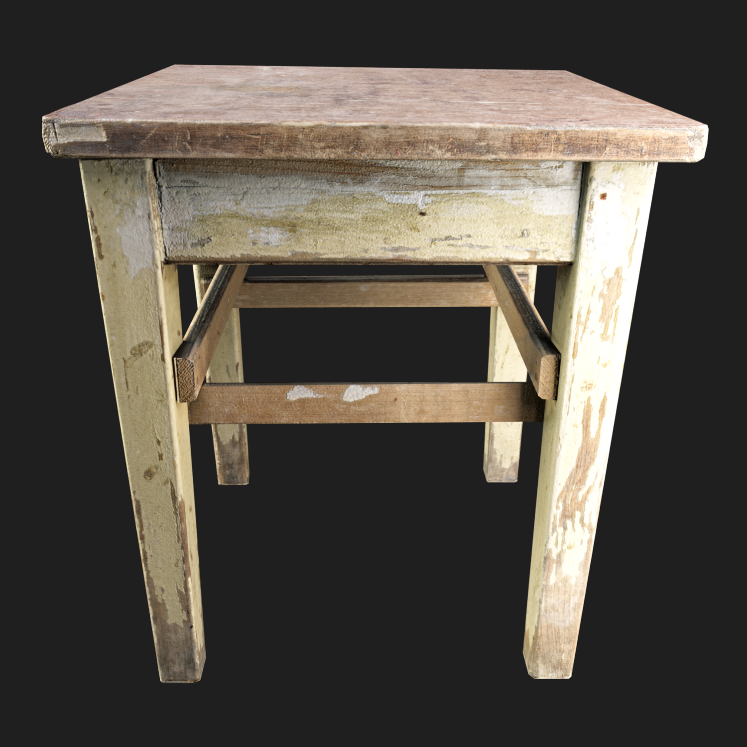 3D Small Handmade Wooden Table