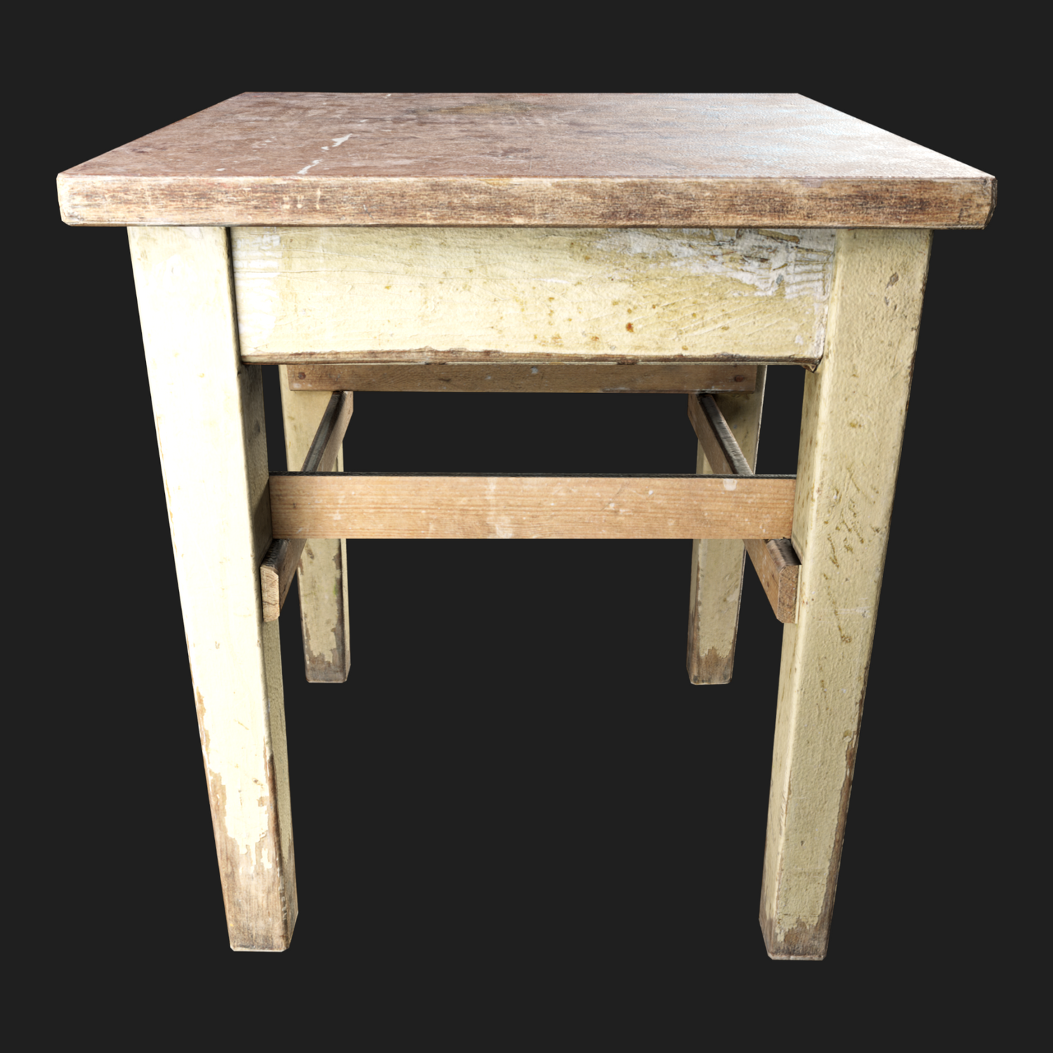3D Small Handmade Wooden Table