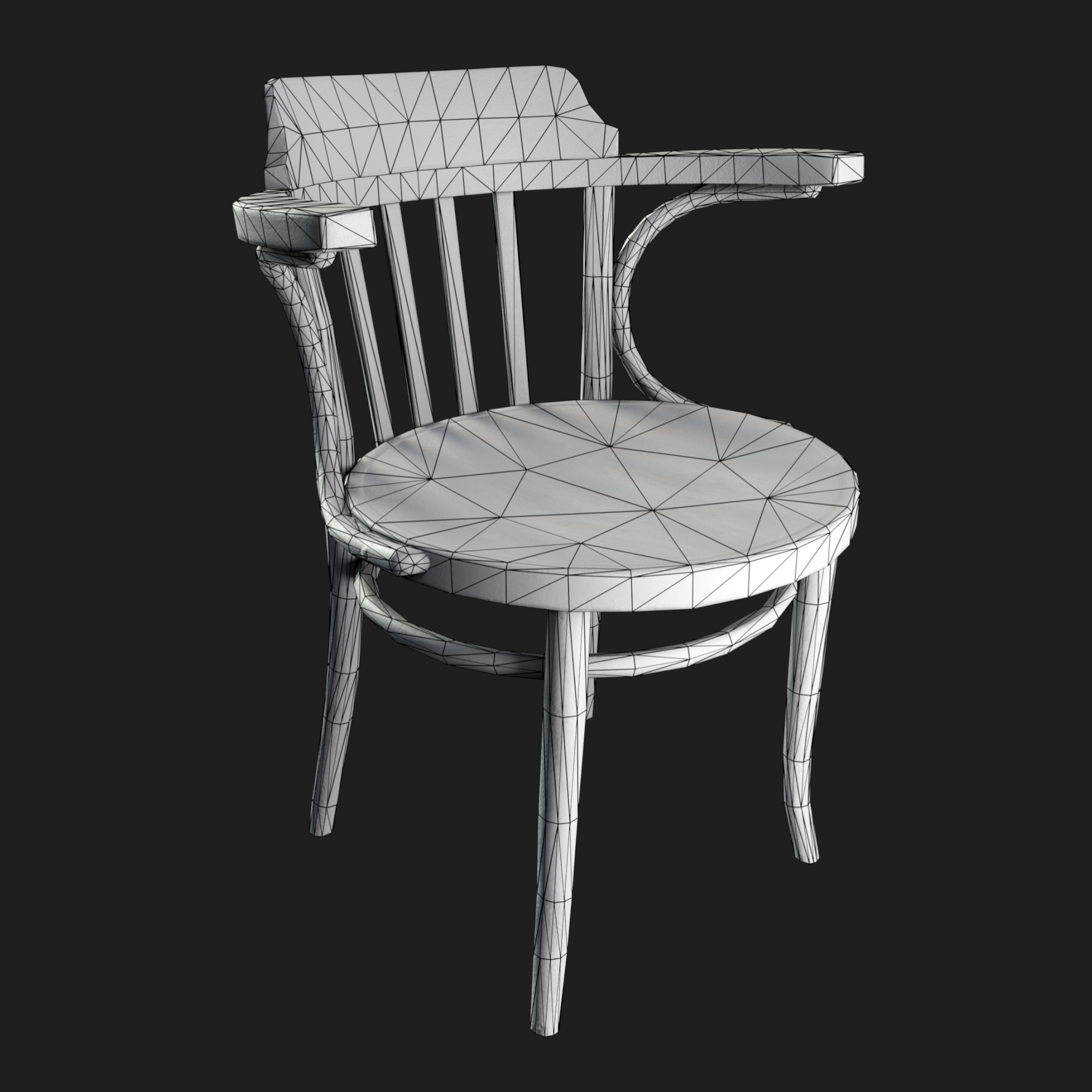 3D Furniture: Bar Chair