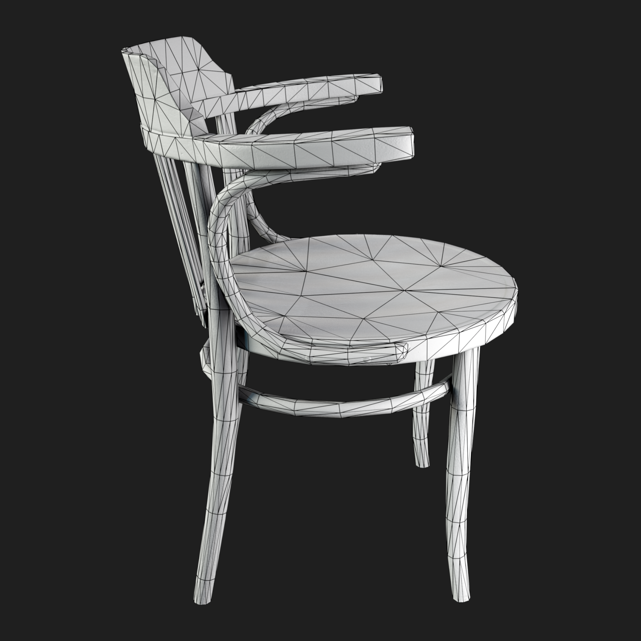 3D Furniture: Bar Chair