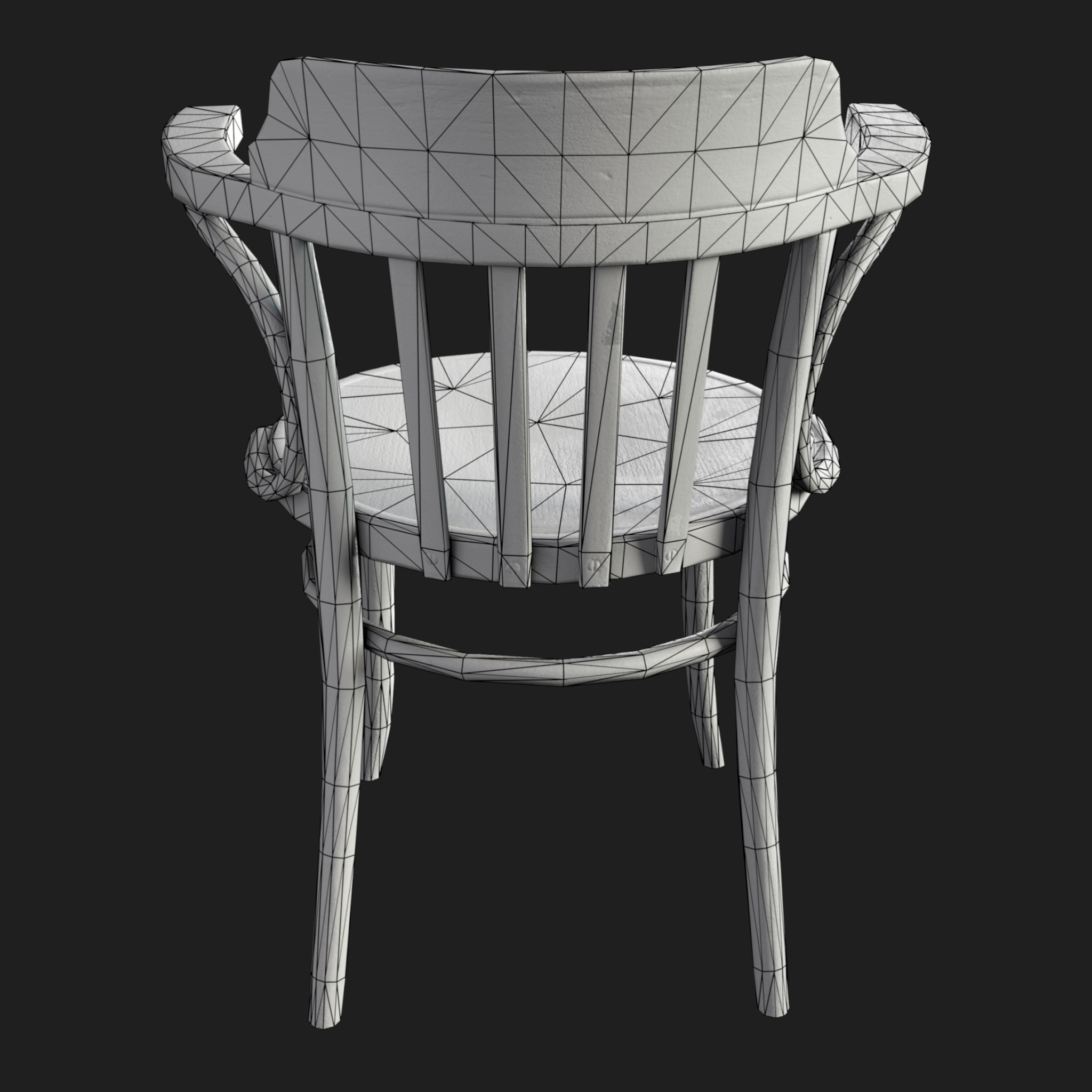 3D Furniture: Bar Chair