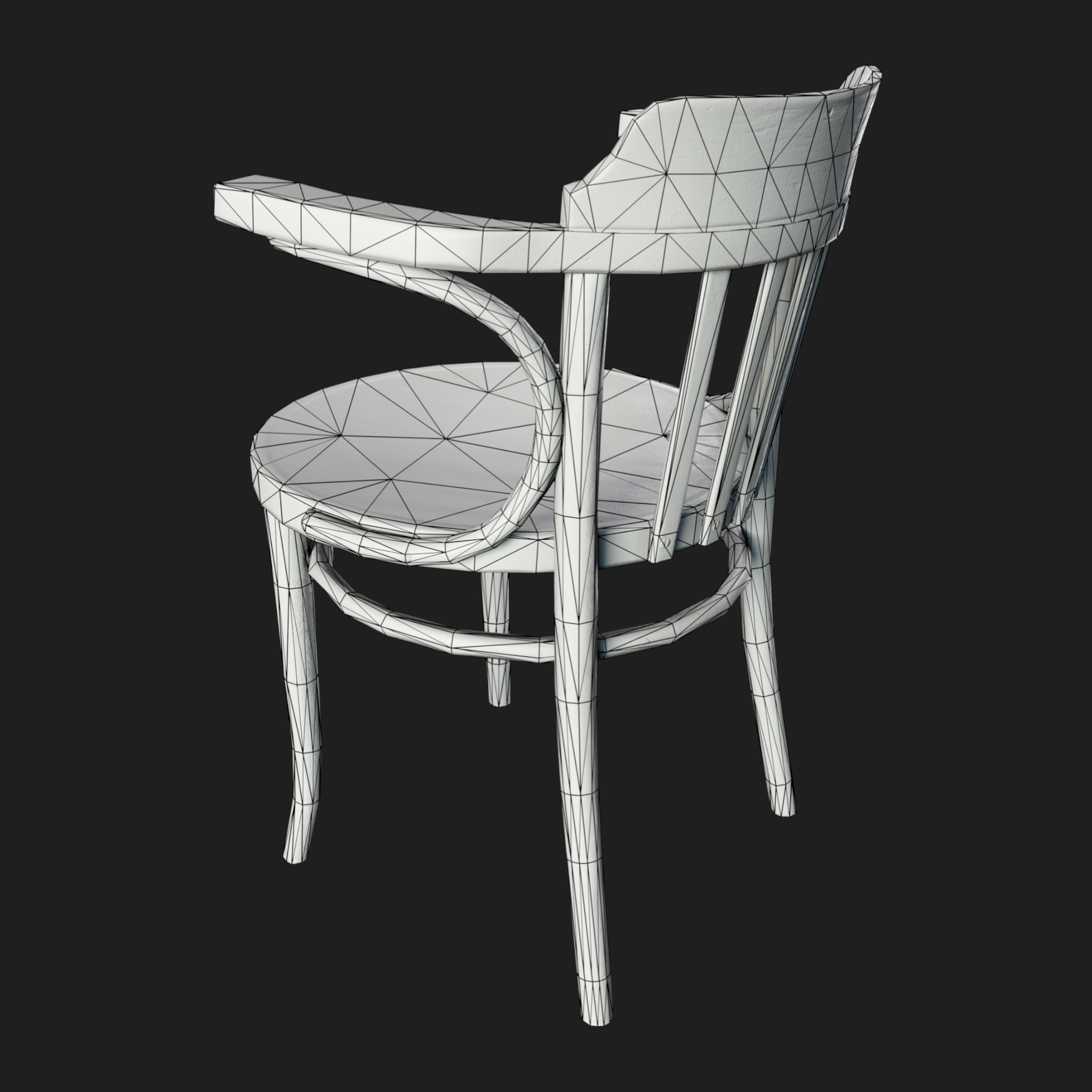 3D Furniture: Bar Chair