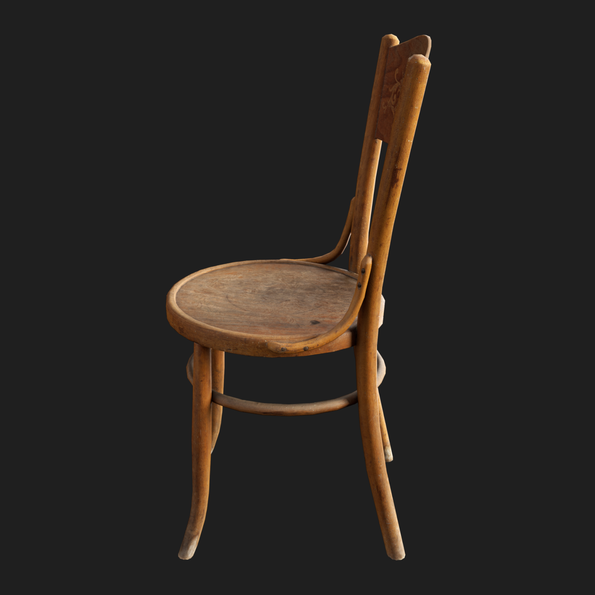 3D Furniture: Wooden Chair